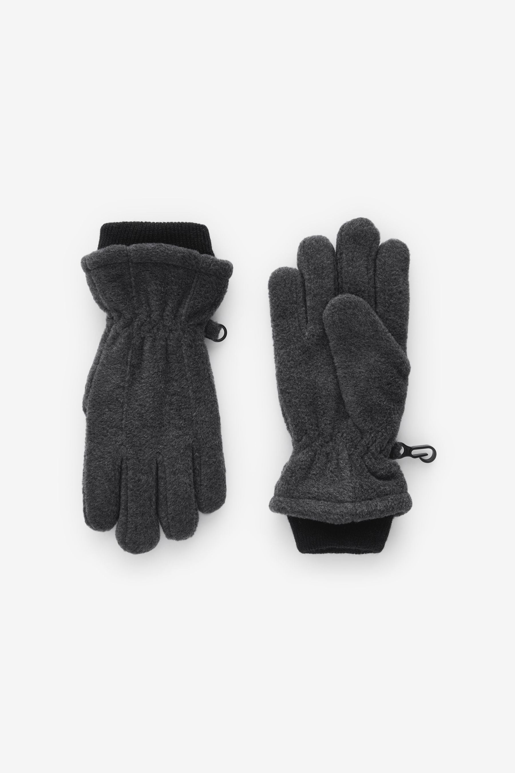 Charcoal Grey Fleece Gloves (3-16yrs)