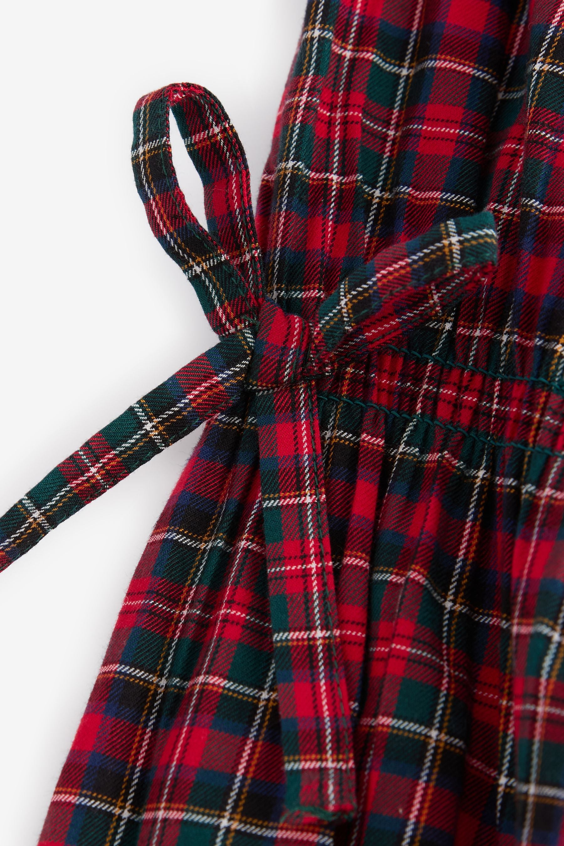 Red Tartan Check 100% Cotton Dress (3-16yrs)