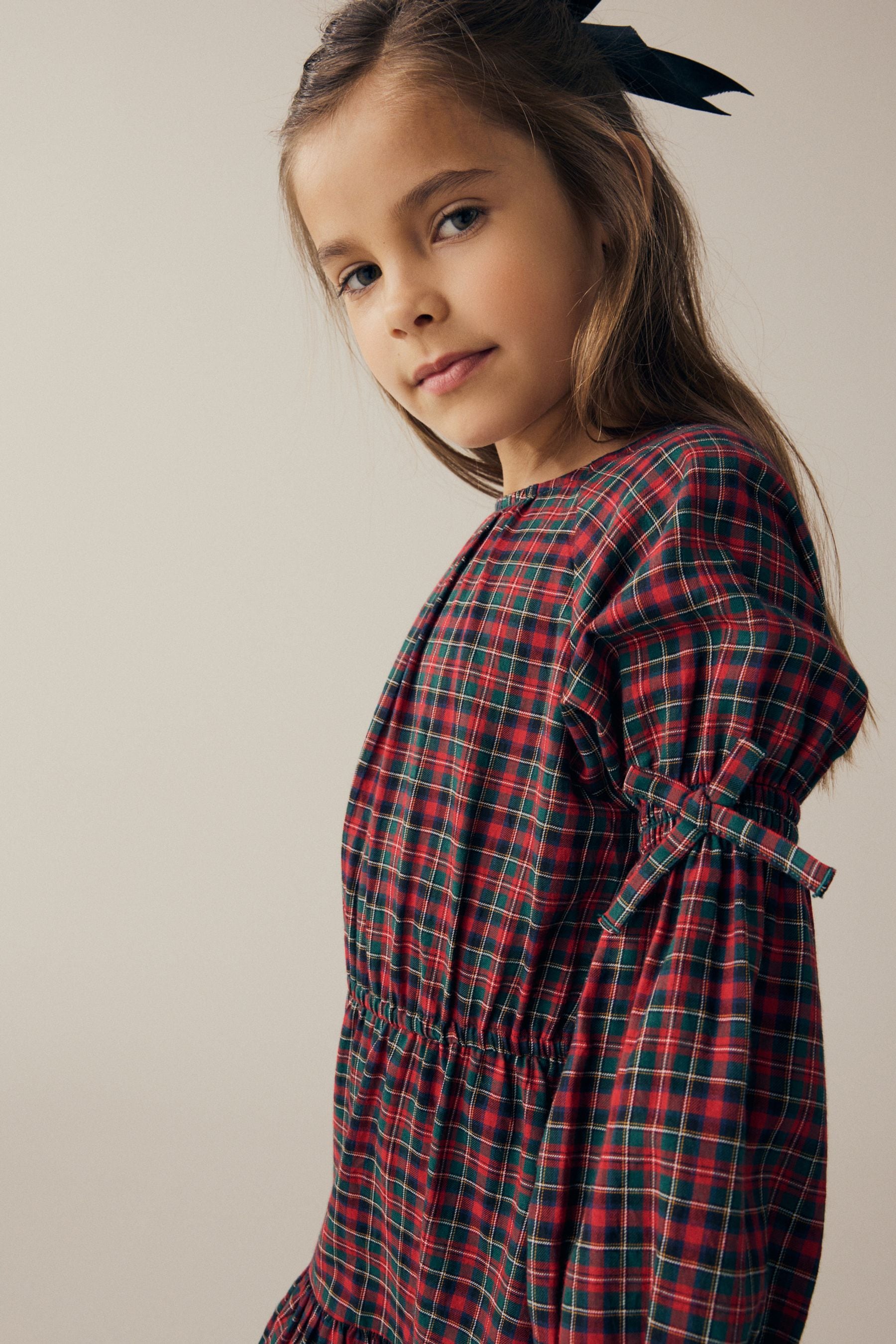 Red Tartan Check Dress (3-16yrs)