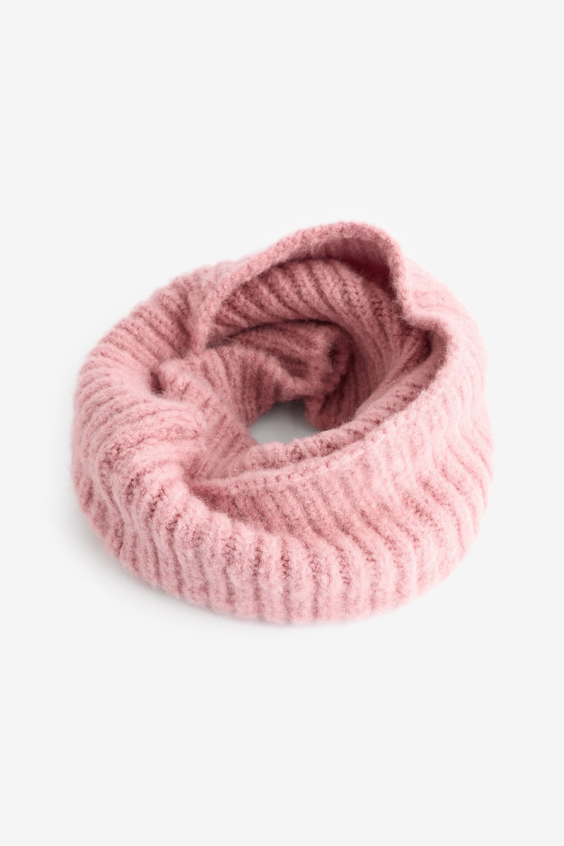 Pink Chunky Rib Snood (1-16yrs)