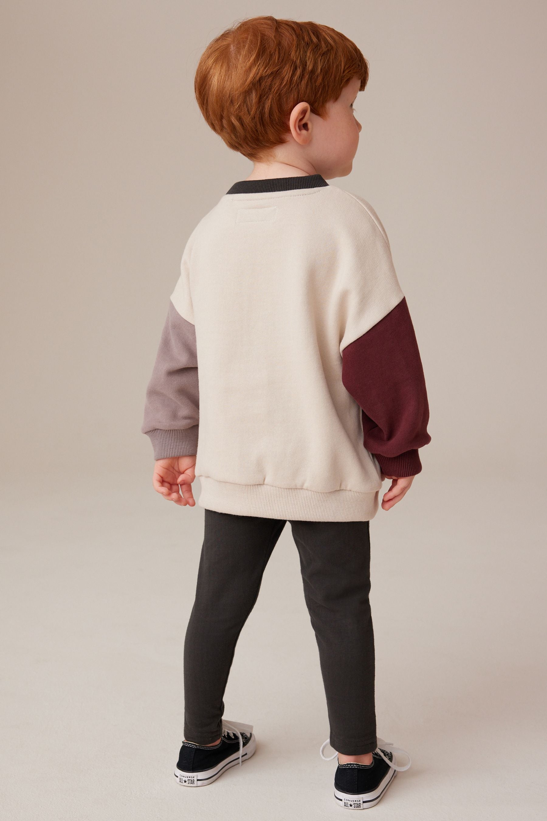 Stone Fox Colourblock Sweatshirt and Leggings Set (3mths-7yrs)