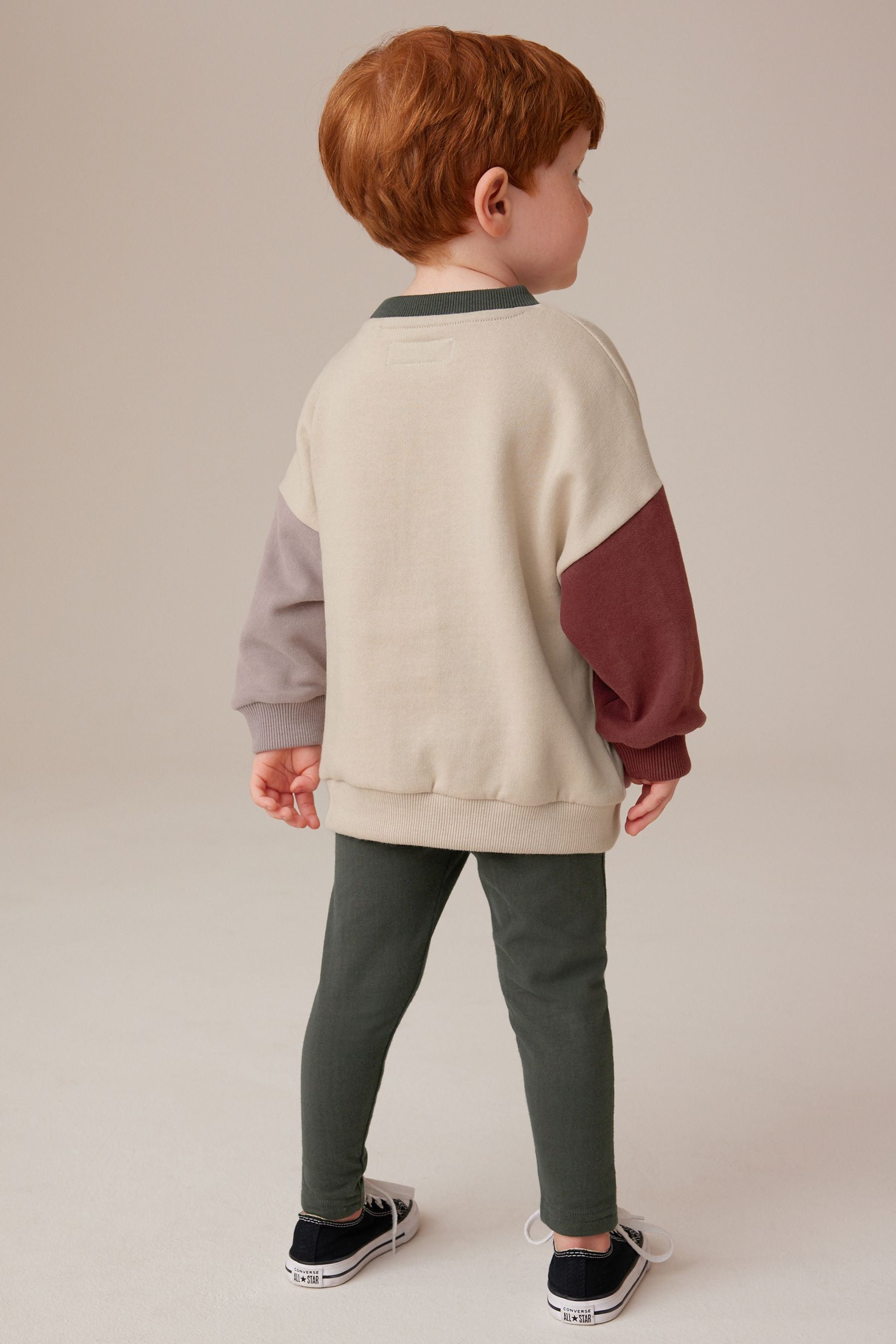 Stone Fox Colourblock Sweatshirt and Leggings Set (3mths-7yrs)