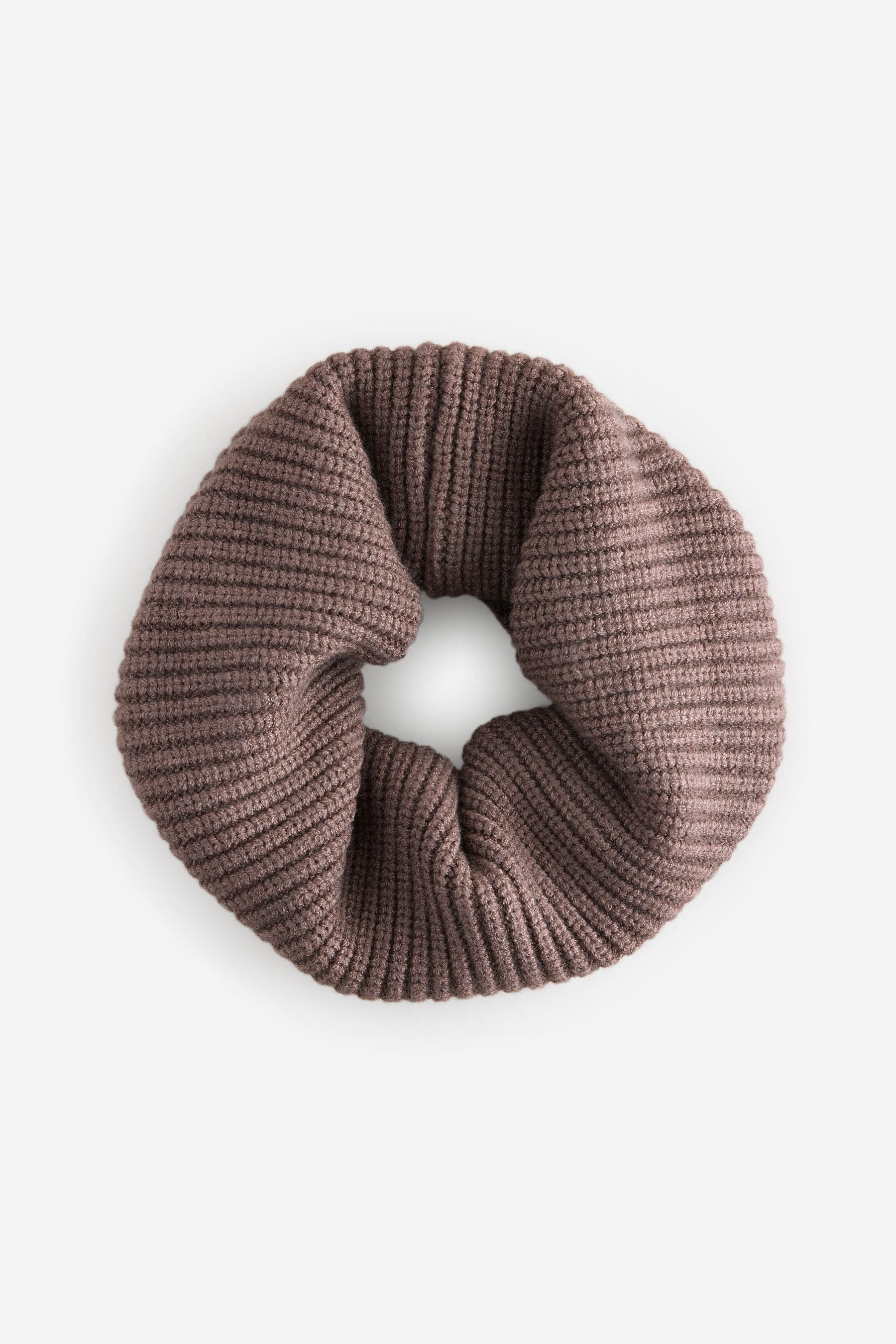 Mocha Brown Knitted Snood (1-16yrs)