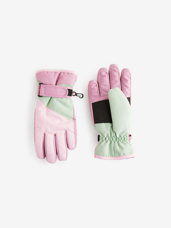 Multi Colourblock Ski Gloves (3-16yrs)