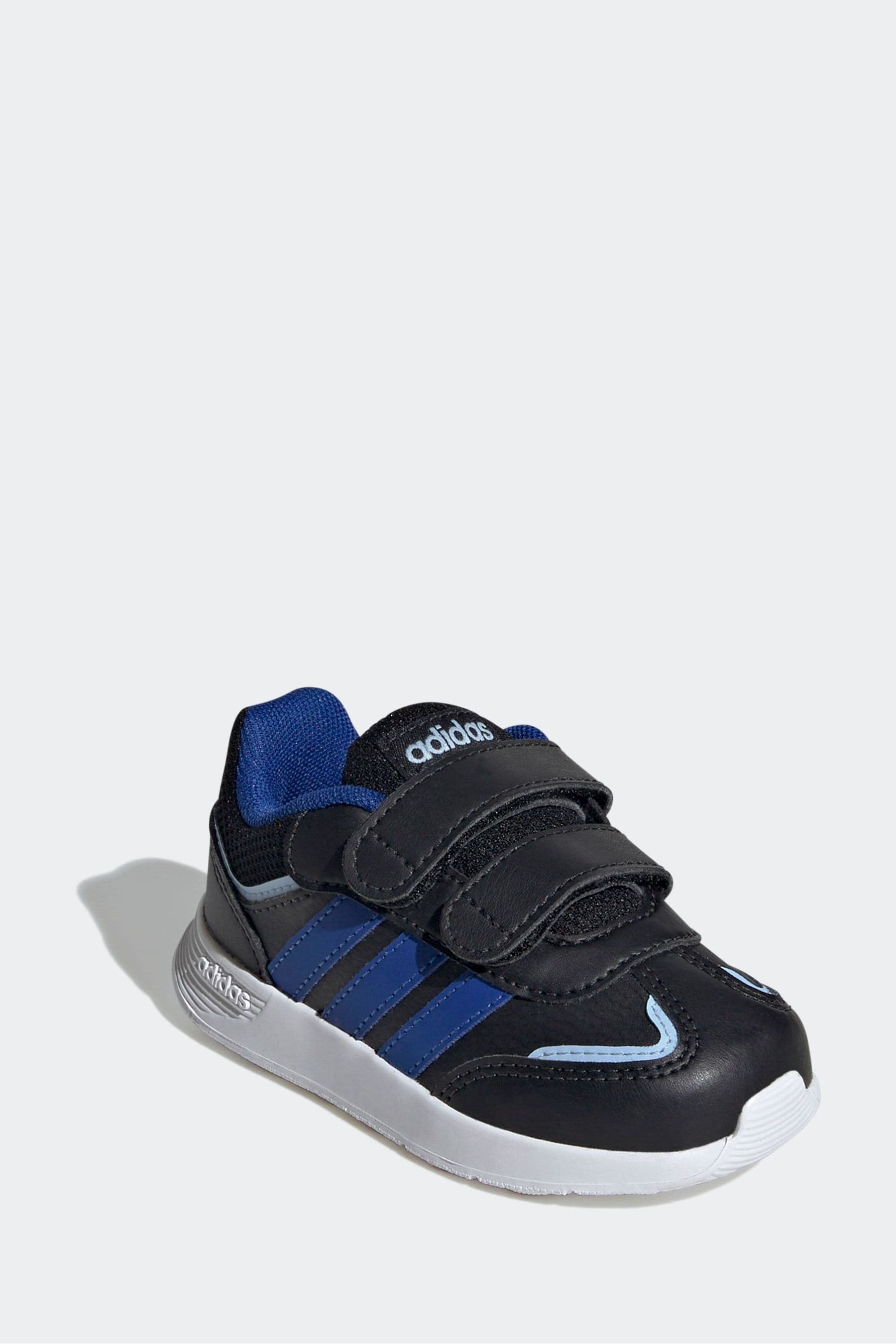 adidas Black/Navy Kids Tensaur Switch Shoes