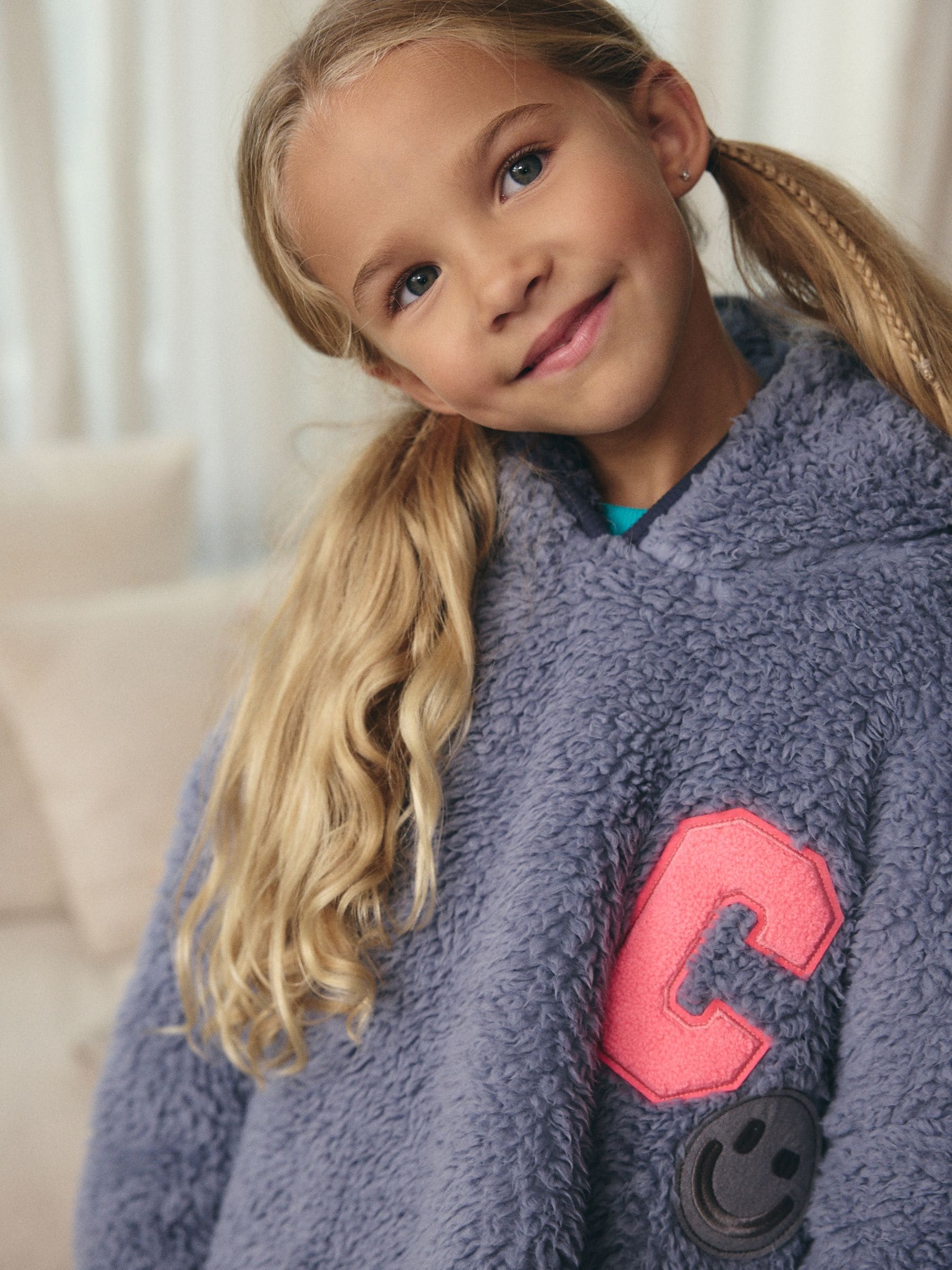 Blue Blanket Hoodie (3-16yrs)