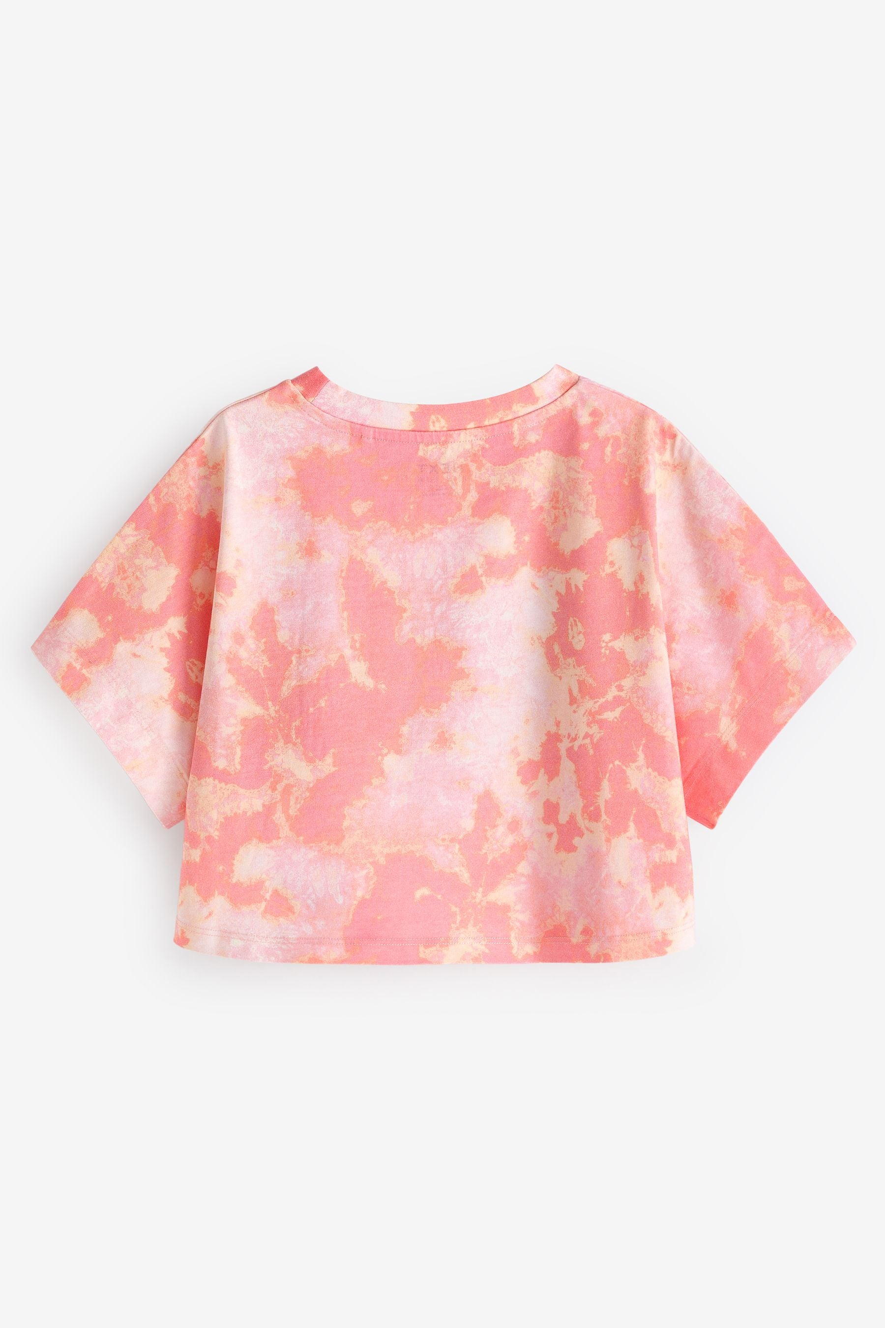 Pink Tie Dye Sequin Heart T-Shirt (3-16yrs)