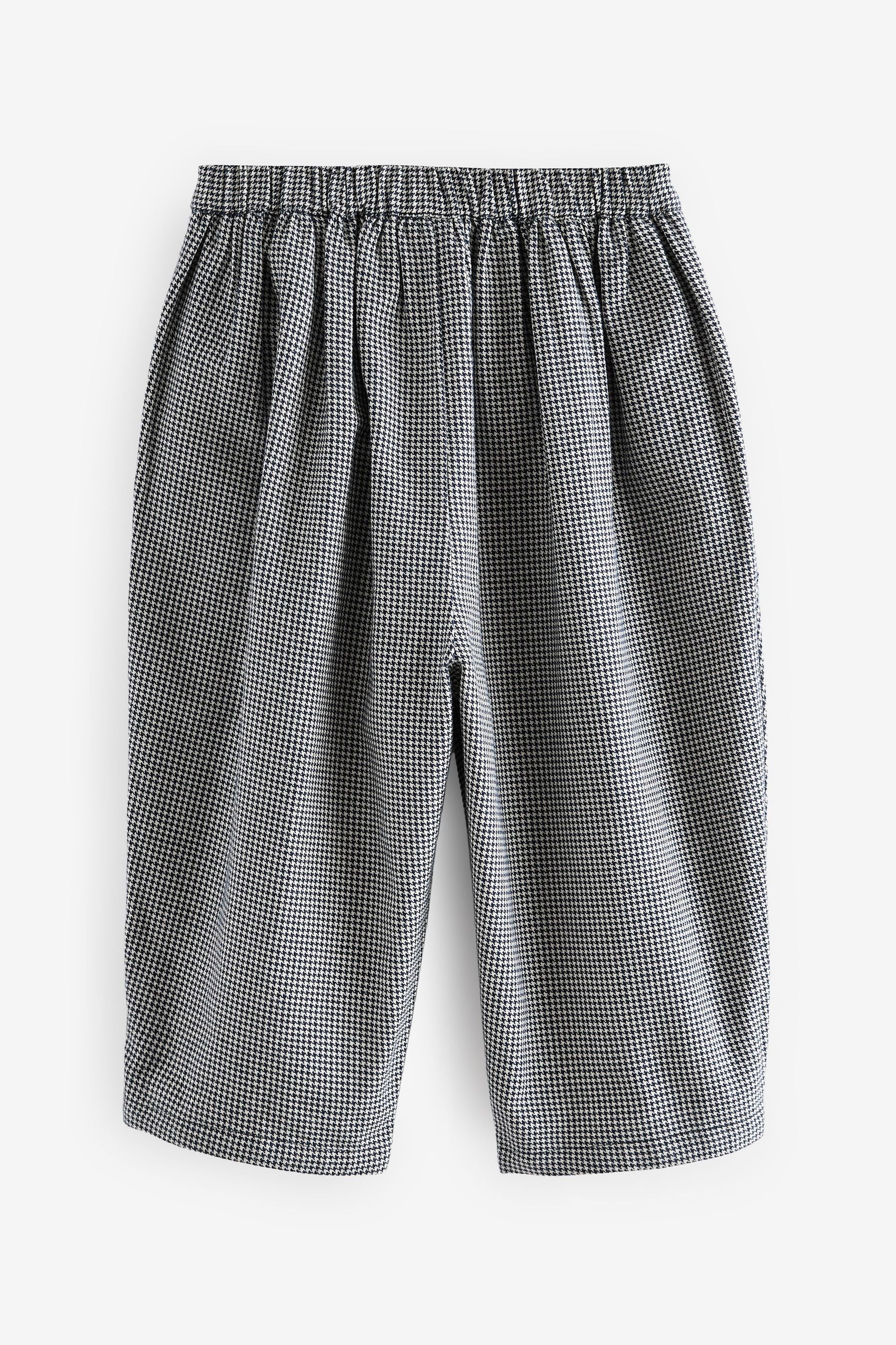 Black/White 100% Cotton Check Trousers (3mths-7yrs)