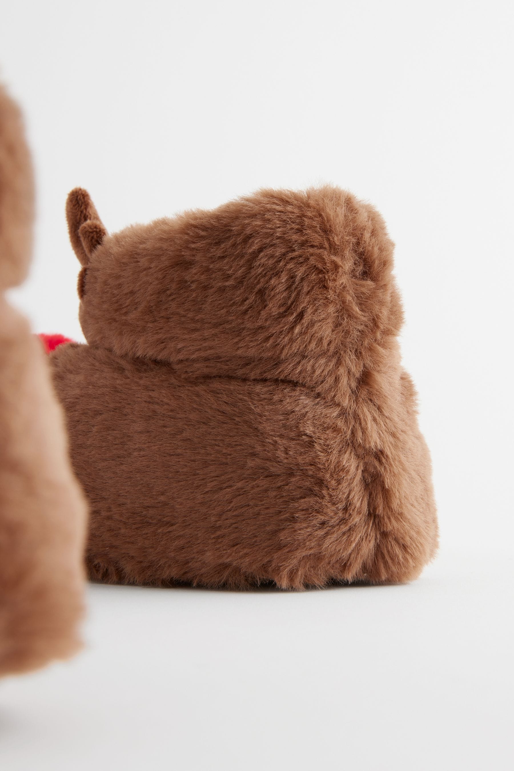 Brown Reindeer Slipper Boots