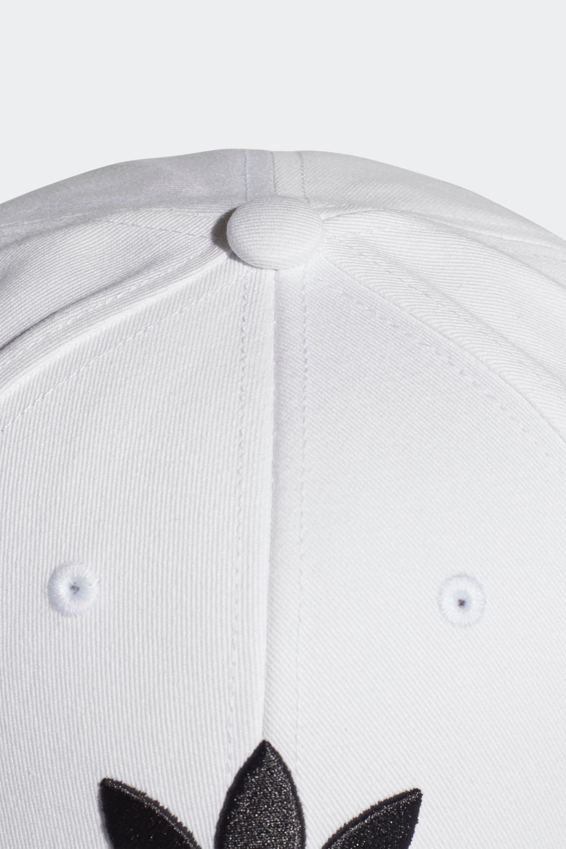 adidas Originals White/Black Trefoil Baseball Cap