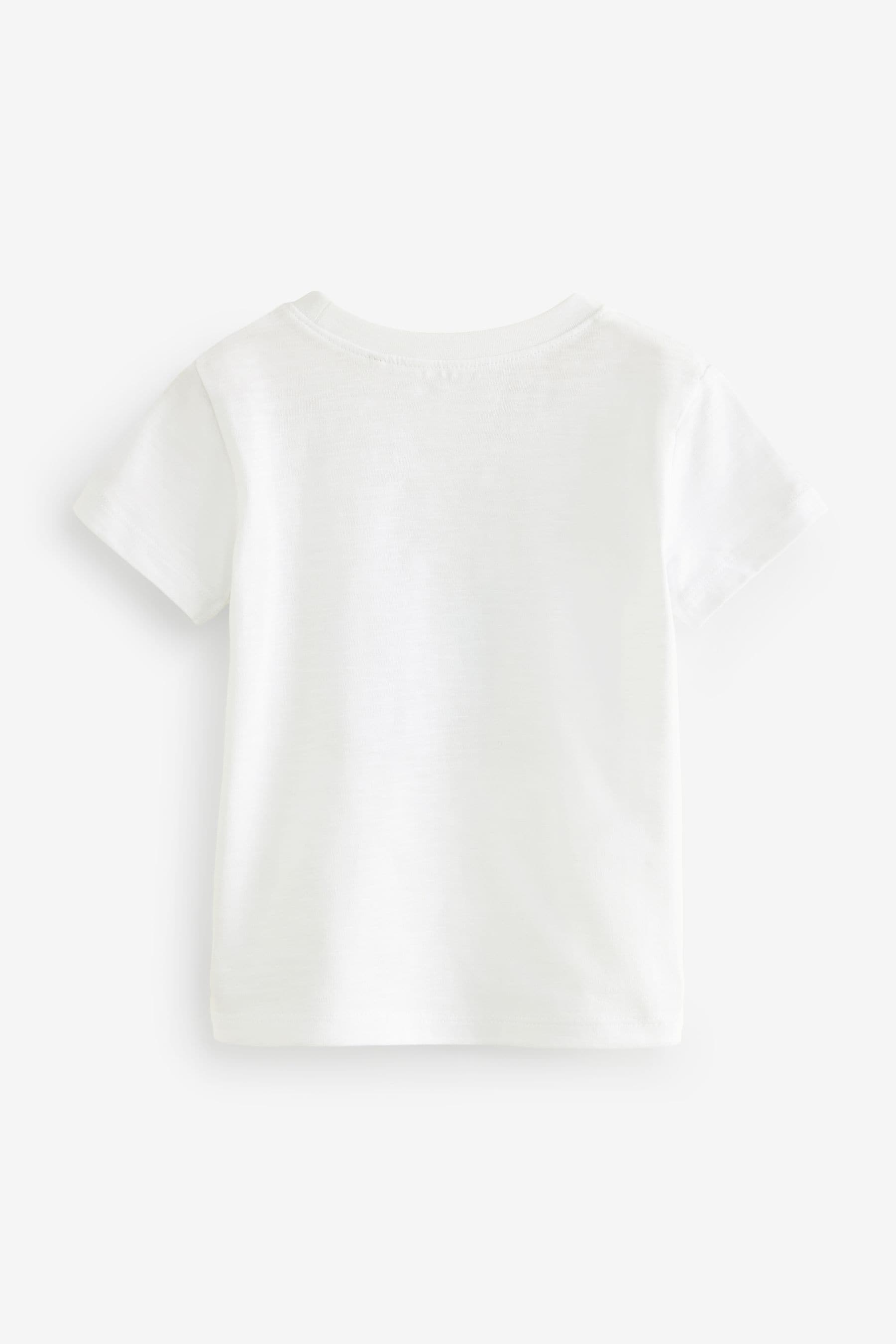 White Avocado Character Short Sleeve T-Shirt (3mths-7yrs)