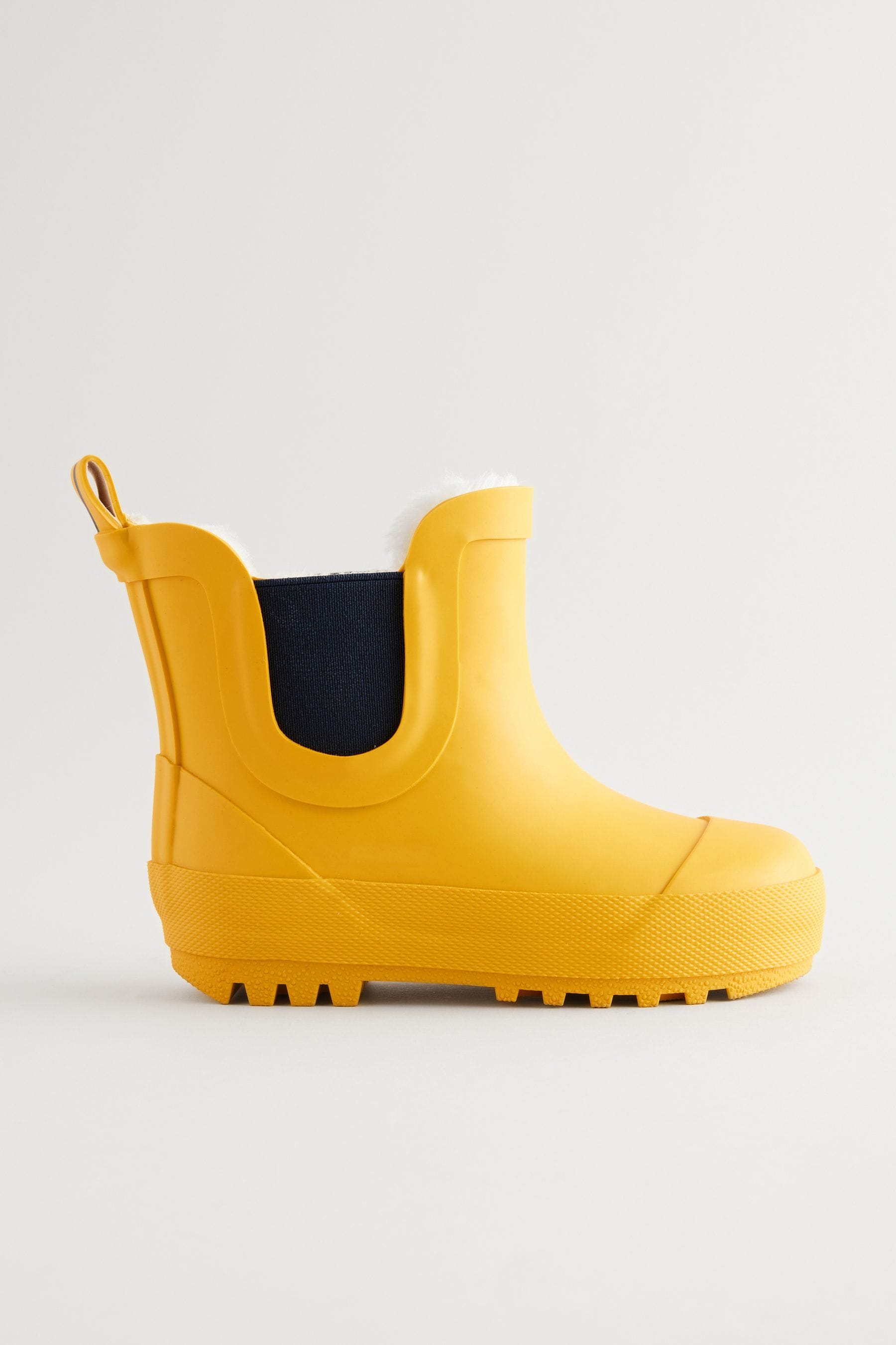 Yellow Warm Lined Ankle Wellies