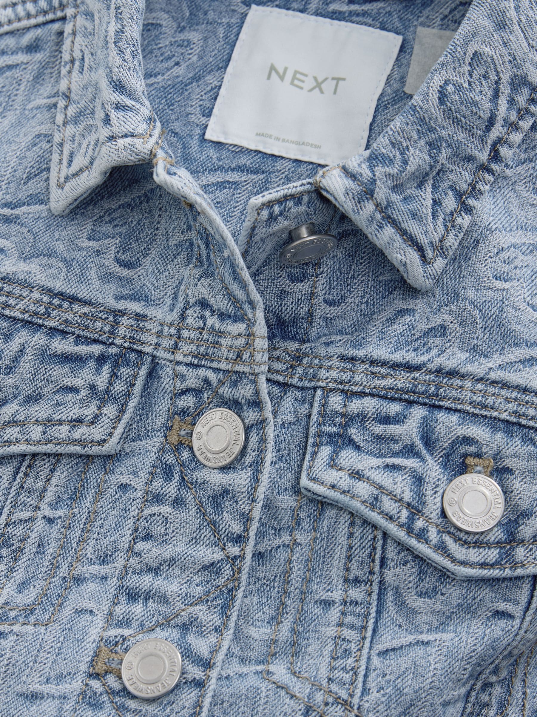 Mid Blue Denim Denim Heart Western 100% Cotton Jacket (3-16yrs)