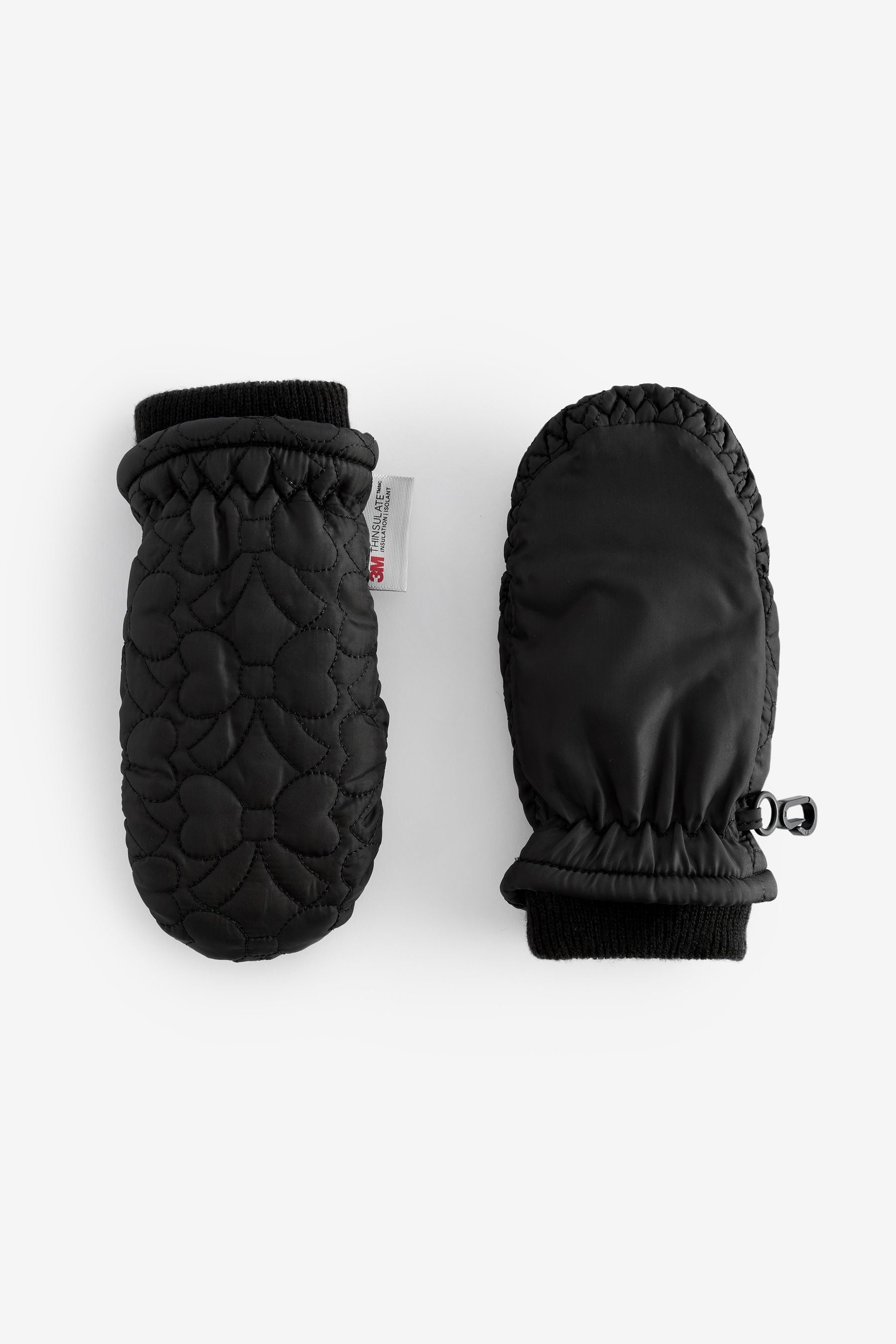 Black Bow Ski Mittens (3mths-6yrs)