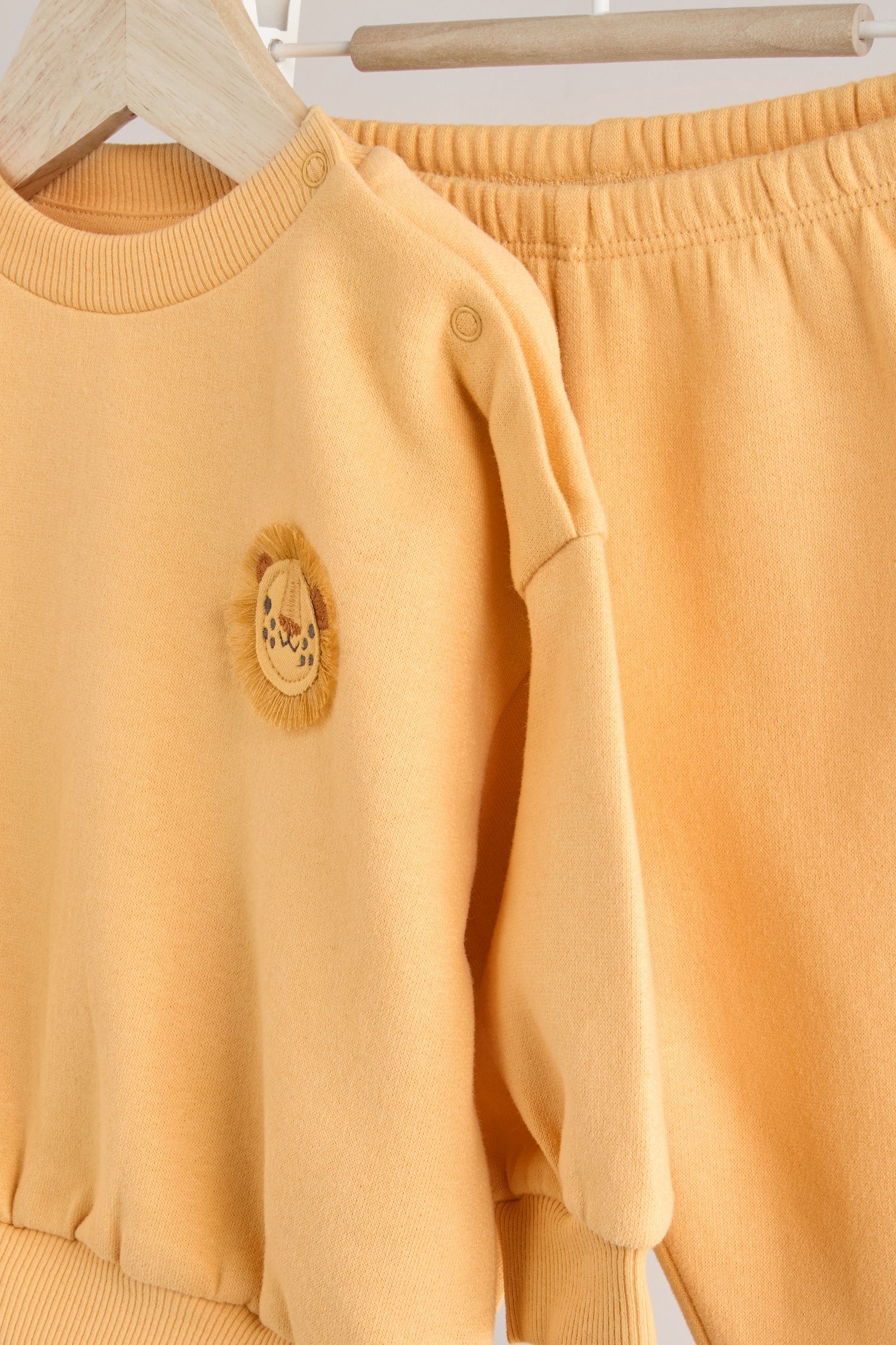 Yellow Baby Sweatshirt and Joggers Set