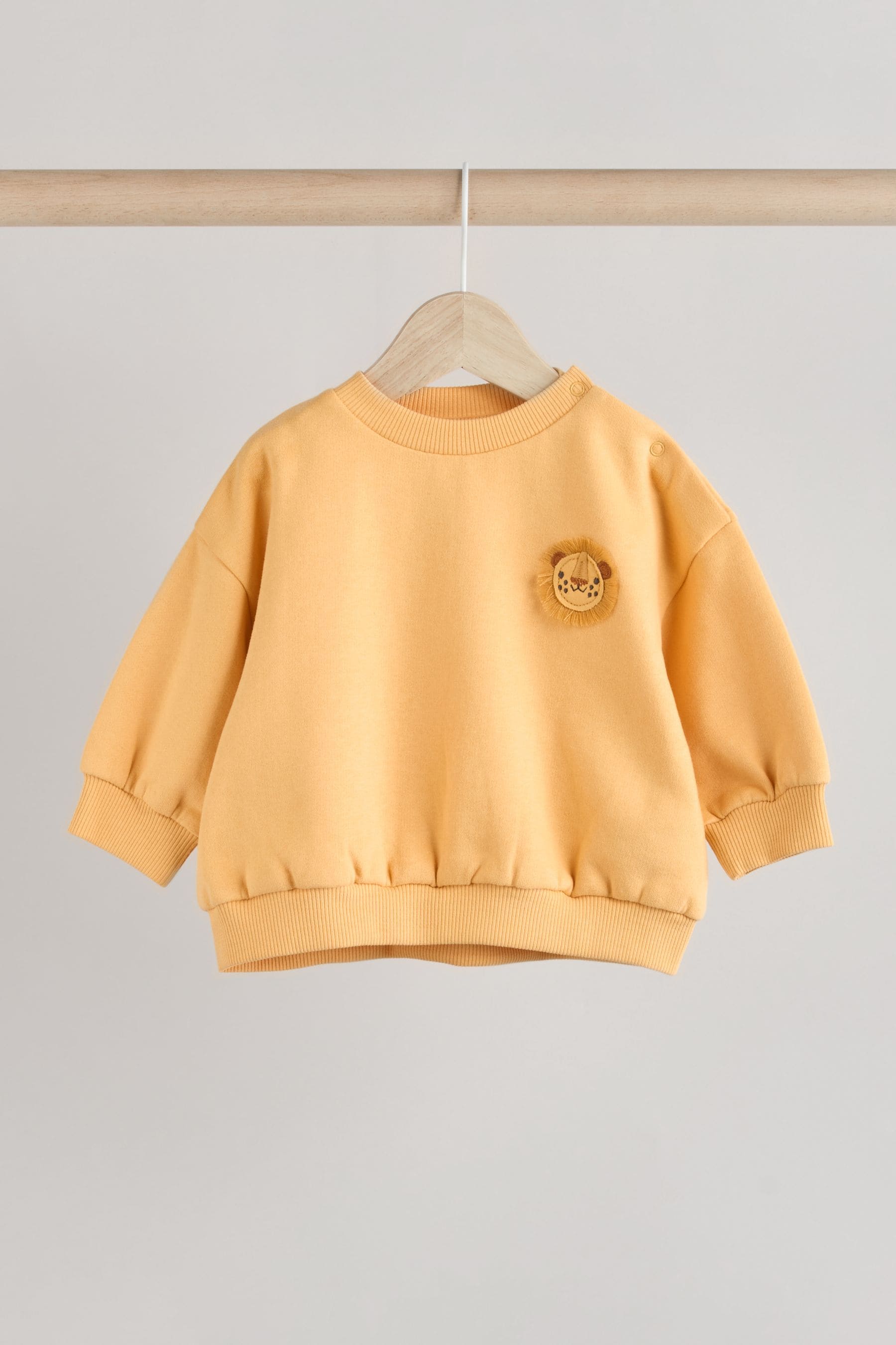 Yellow Baby Sweatshirt and Joggers Set