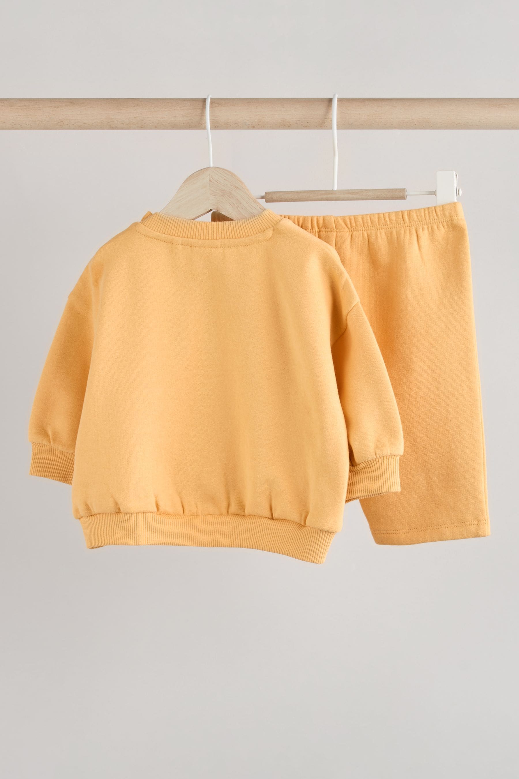 Yellow Baby Sweatshirt and Joggers Set