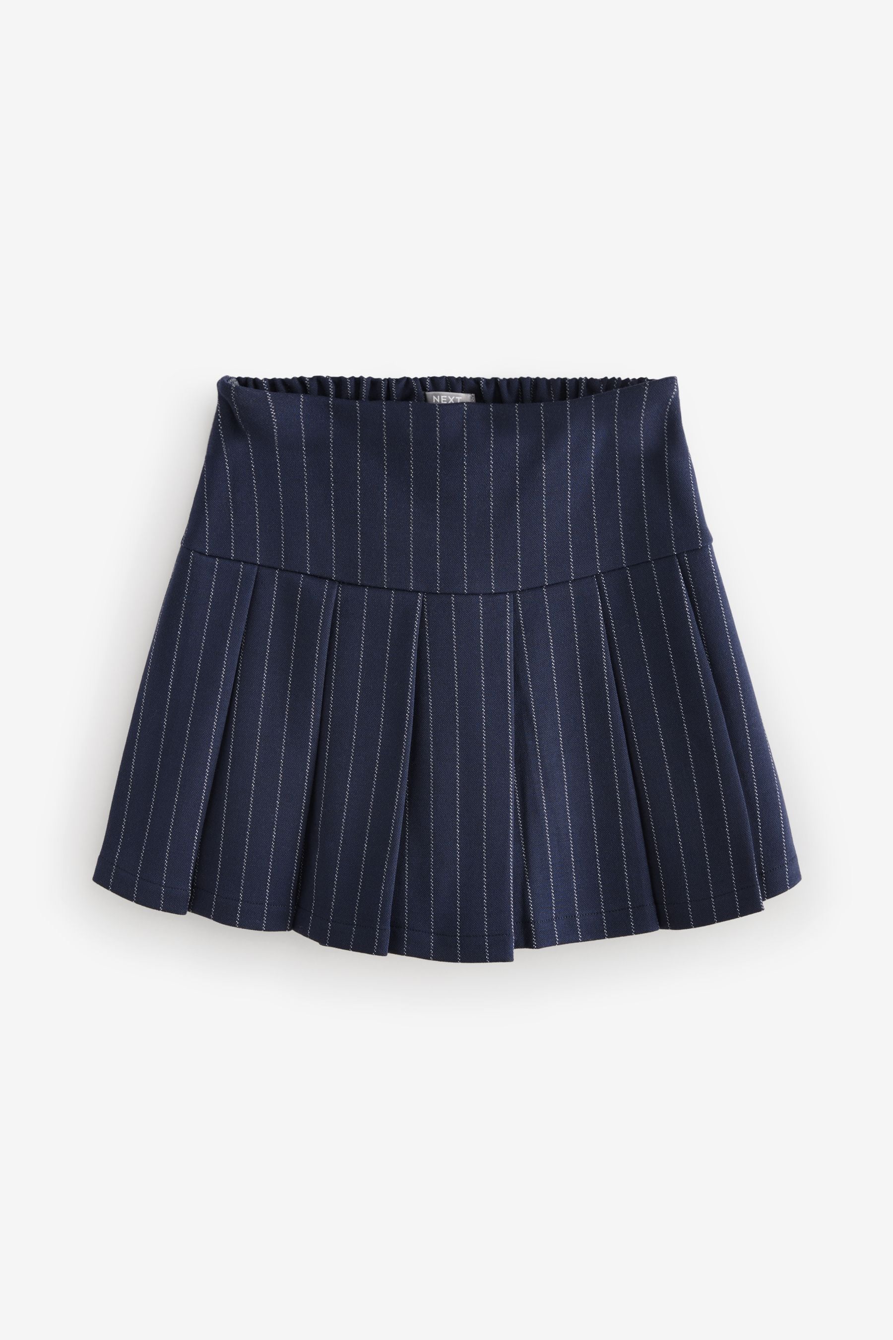 Navy Blue Stripe Pleated Skort (3-16yrs)