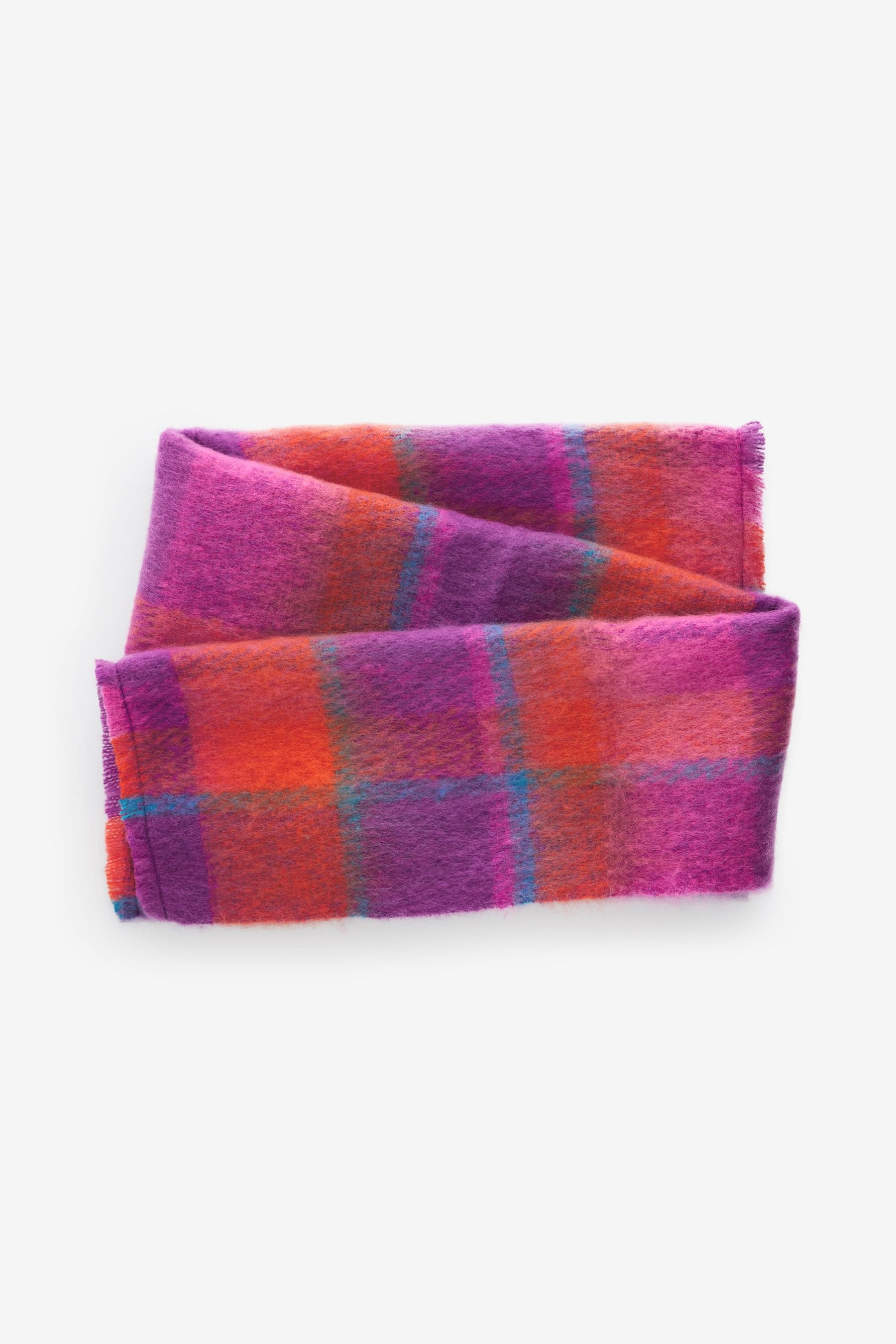 Purple Check Scarf (3-16yrs)