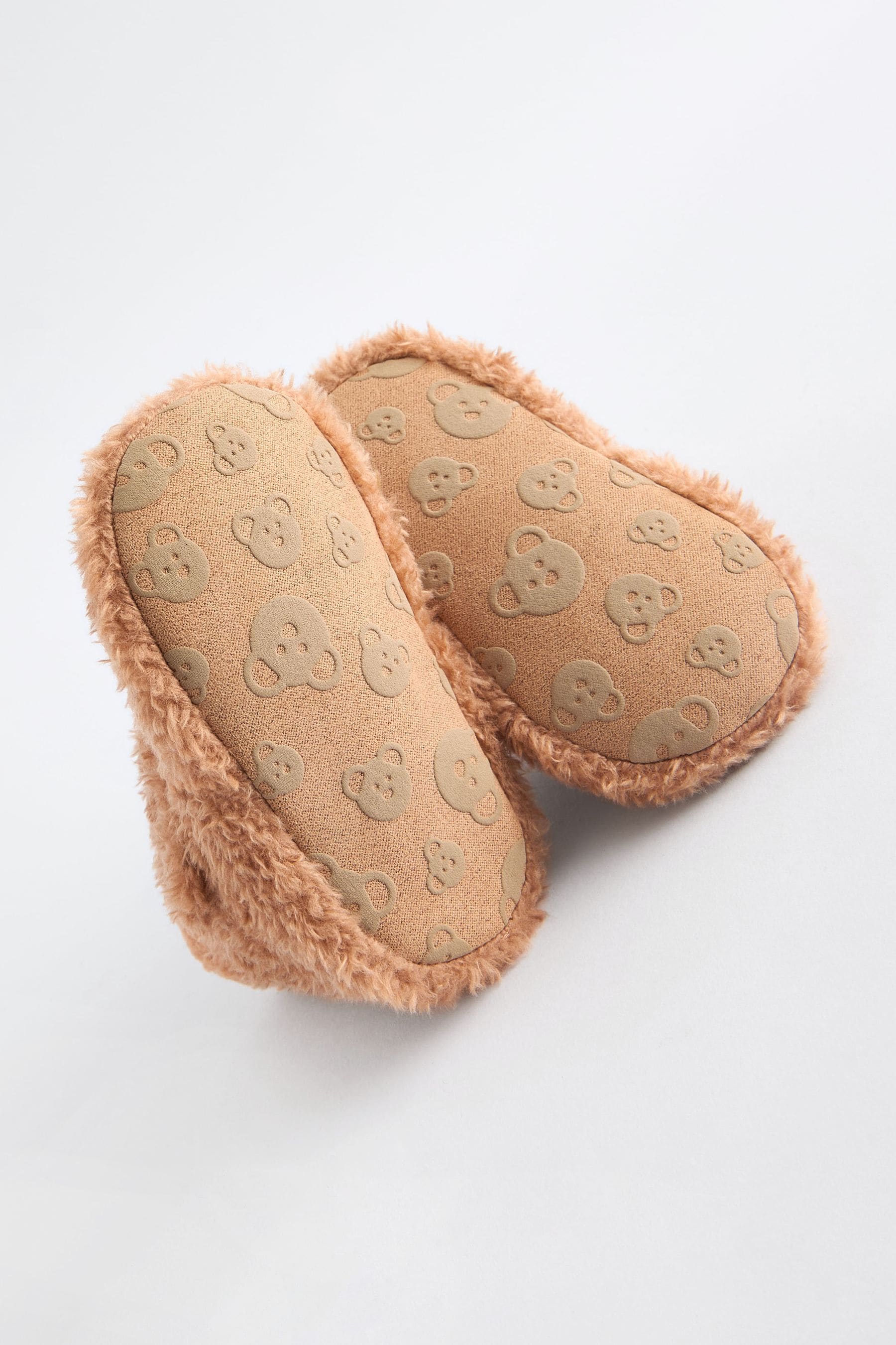 Neutral Brown Touch Fastening Character Baby Booties (0-2mths)