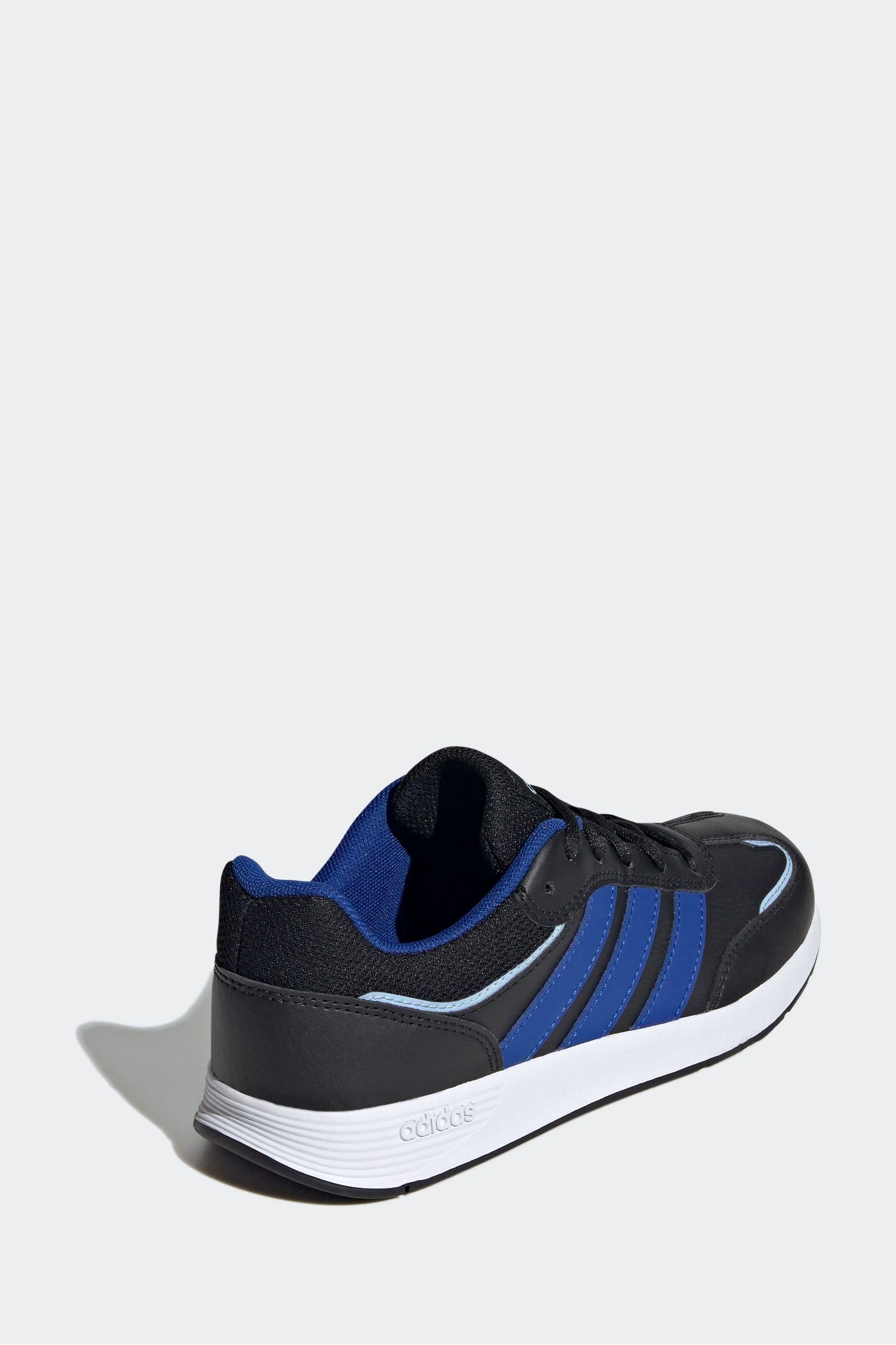 adidas Black/Navy Kids Tensaur Switch Trainers