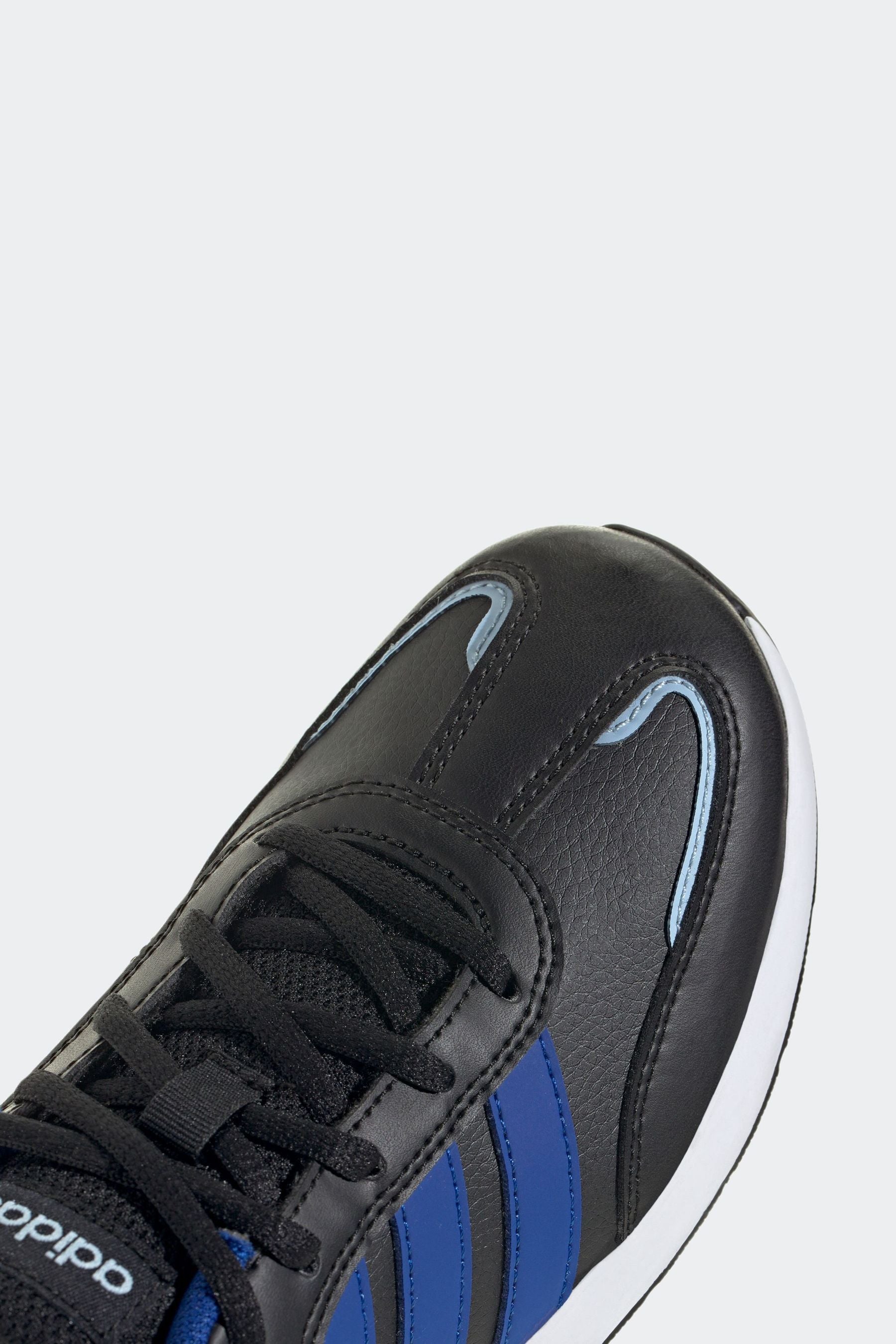 adidas Black/Navy Kids Tensaur Switch Trainers