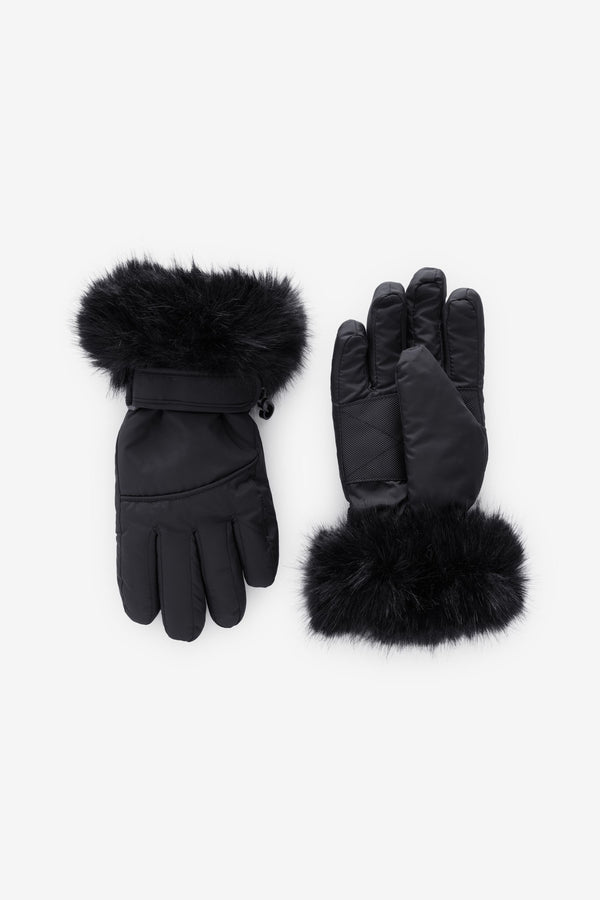 Black Ski Gloves (3-16yrs)