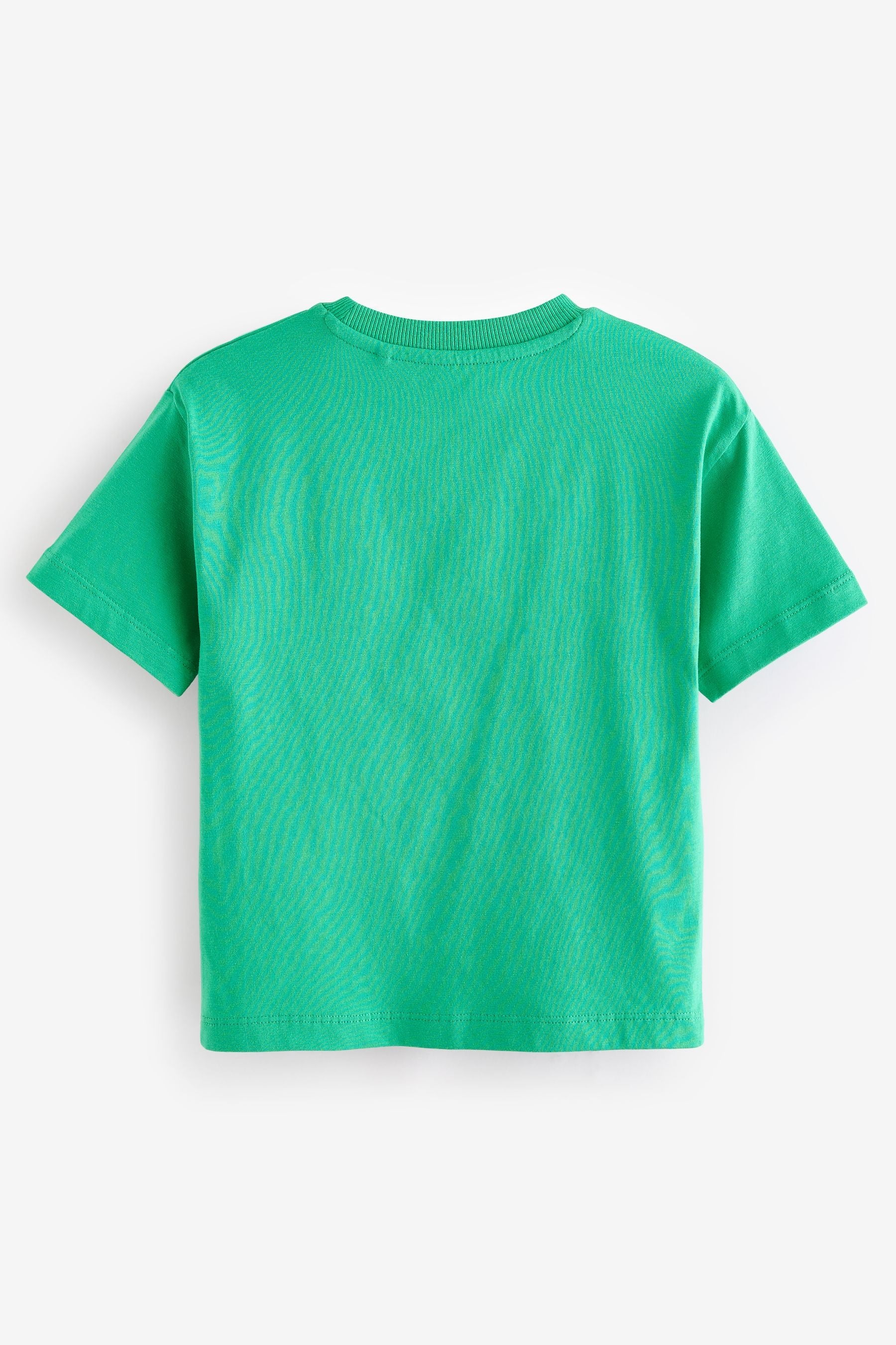 Green/Black Dinosaur Short Sleeve Character T-Shirt (3mths-7yrs)