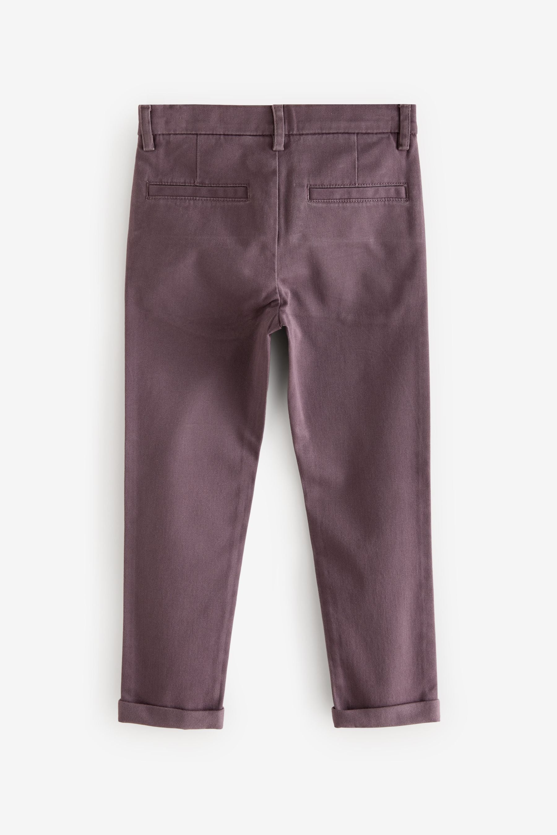 Fig Purple Skinny Fit Stretch Chino Trousers (3-17yrs)