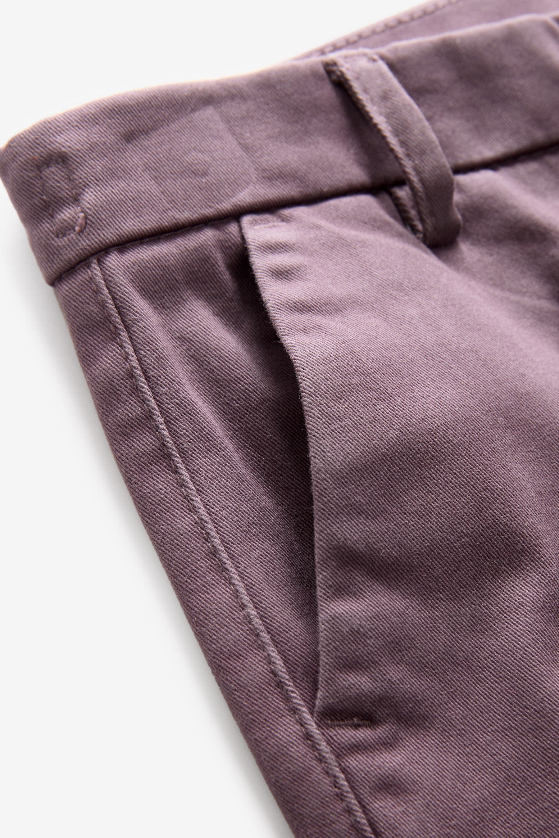 Fig Purple Skinny Fit Stretch Chino Trousers (3-17yrs)