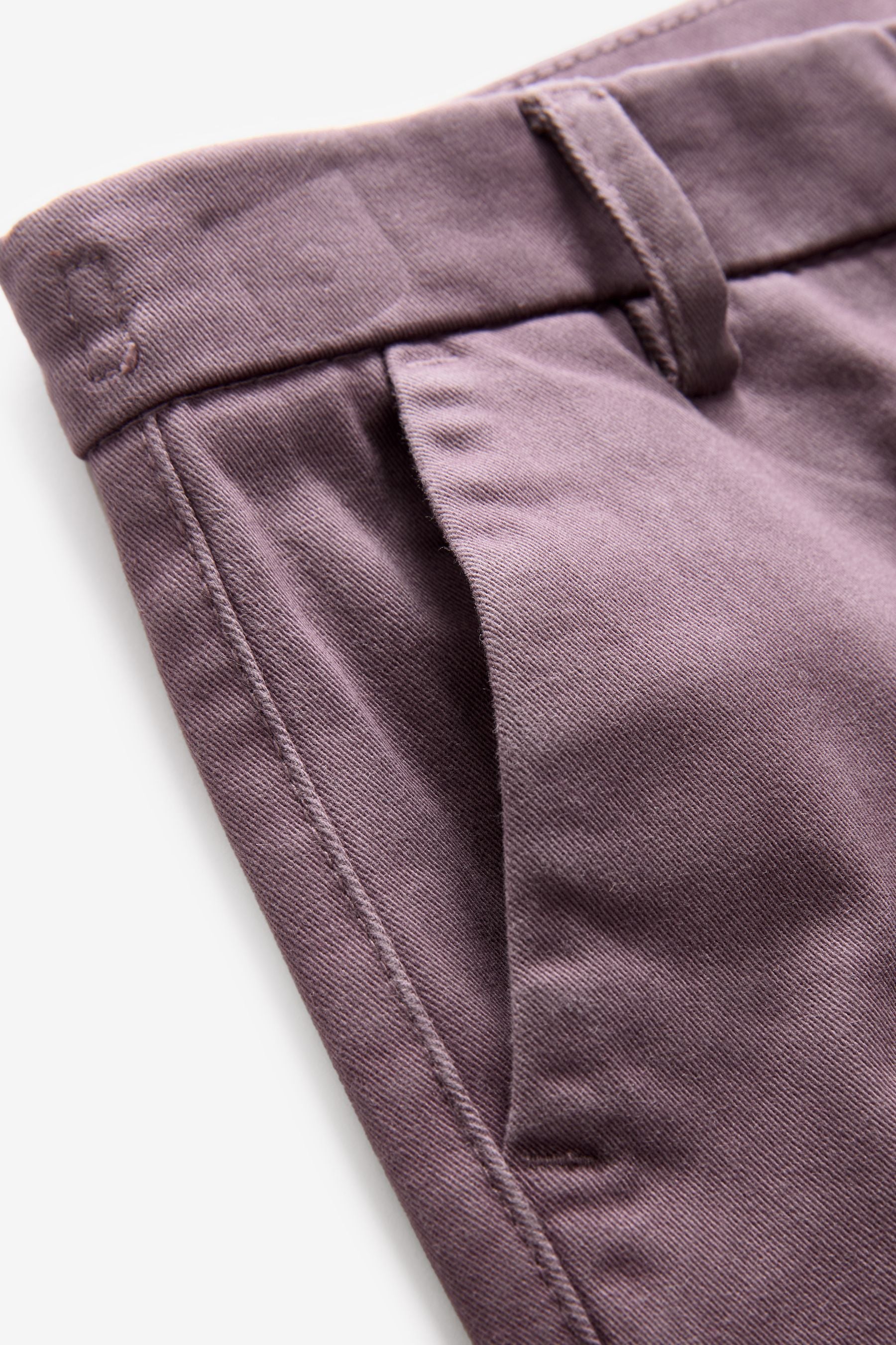 Fig Purple Stretch Chino Trousers (3-16yrs)