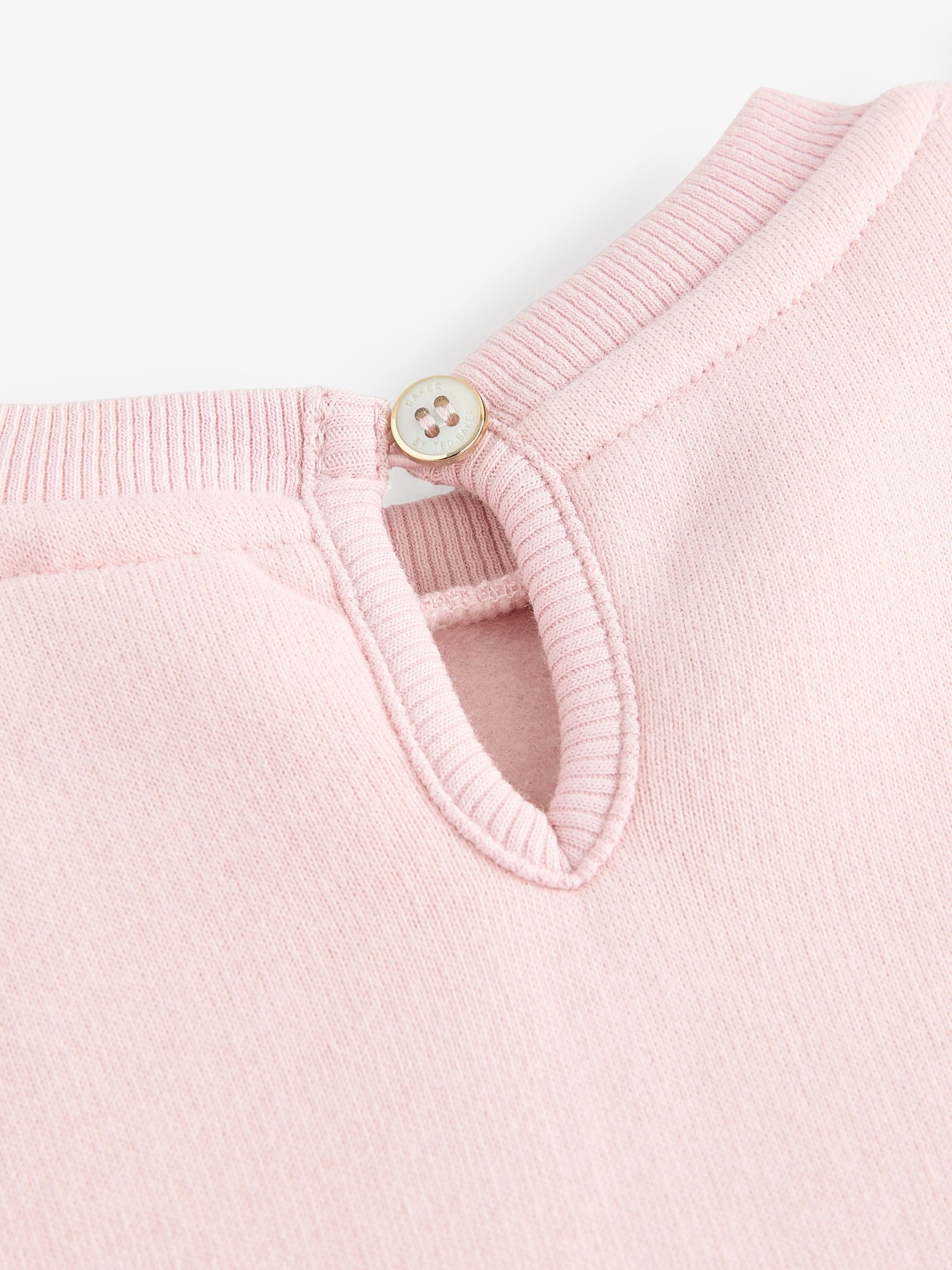 Baker by Ted Baker Pink Sweat Top and Flare Set