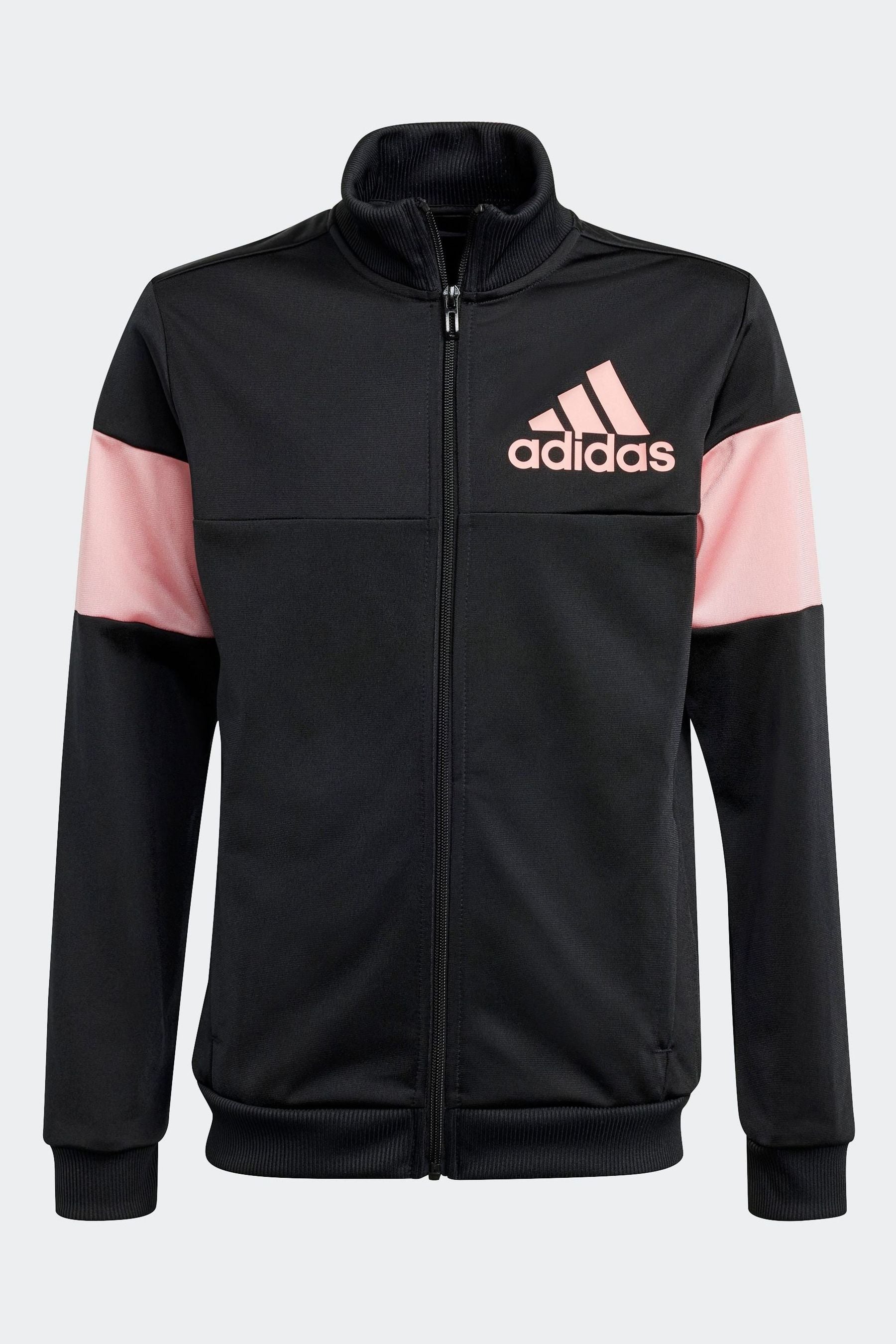 adidas Black/Pink Tracksuit