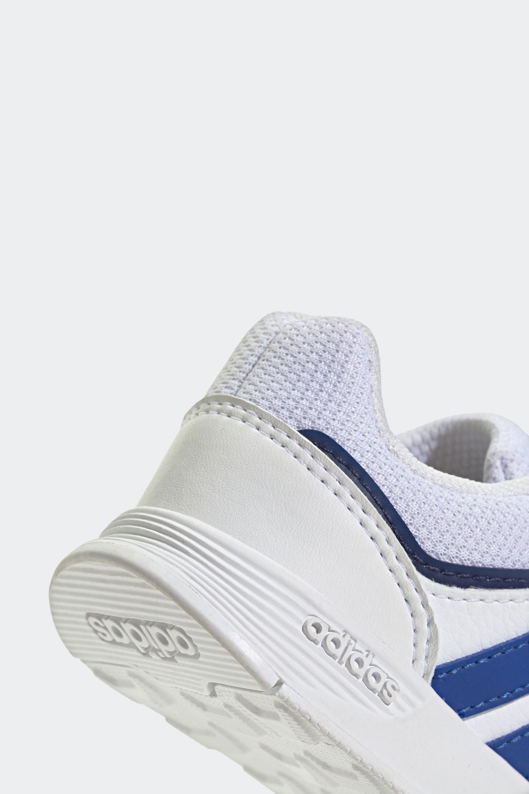 adidas White/Blue Kids Tensaur Switch Shoes