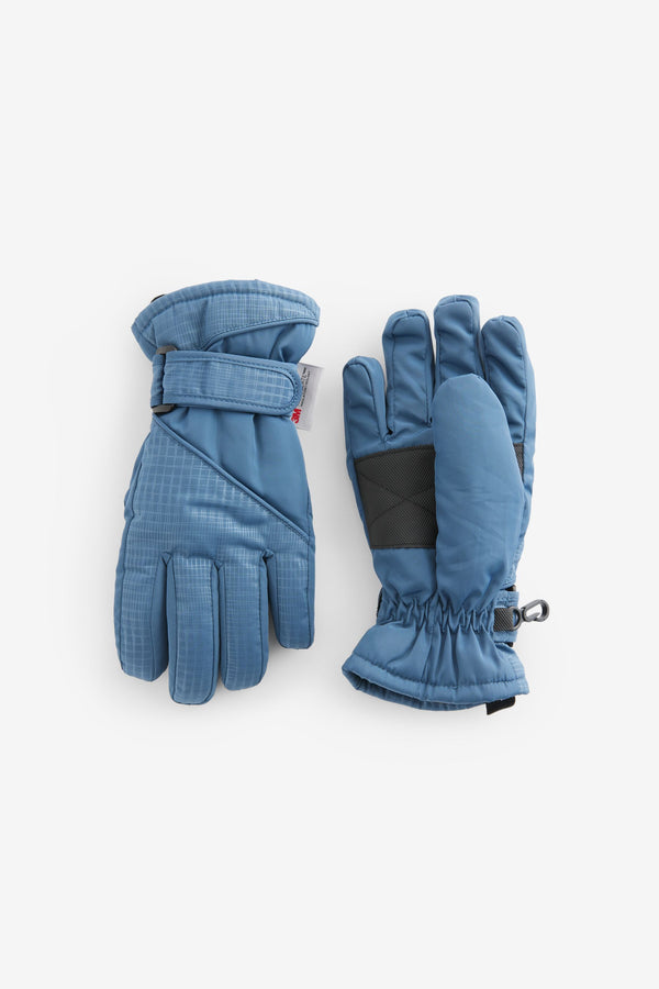 Petrol Blue Ski Gloves (3-16yrs)