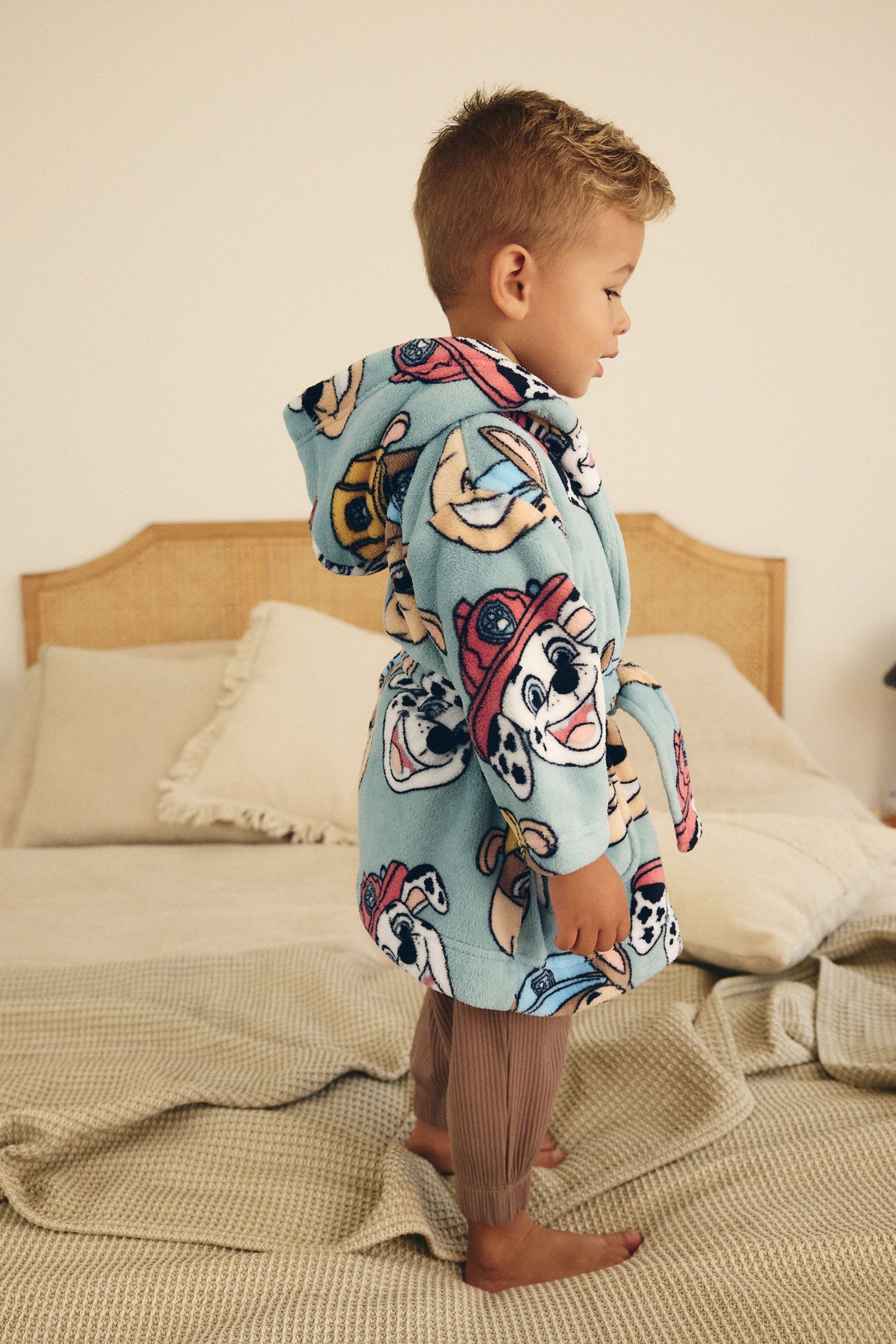 Multi Bright Pawpatrol Fleece Dressing Gown (9mths-8yrs)