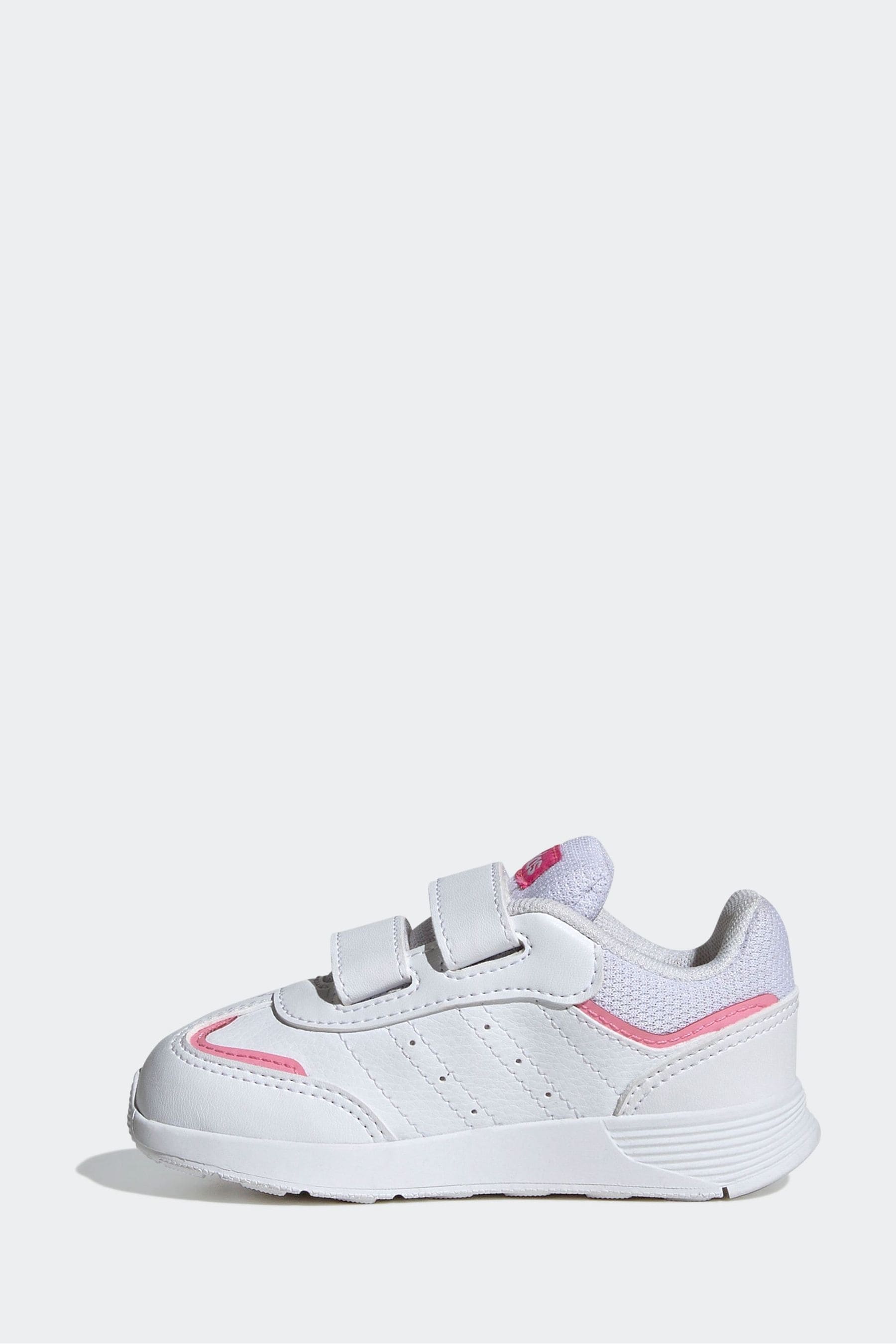 adidas Pink/White Kids Tensaur Switch Shoes