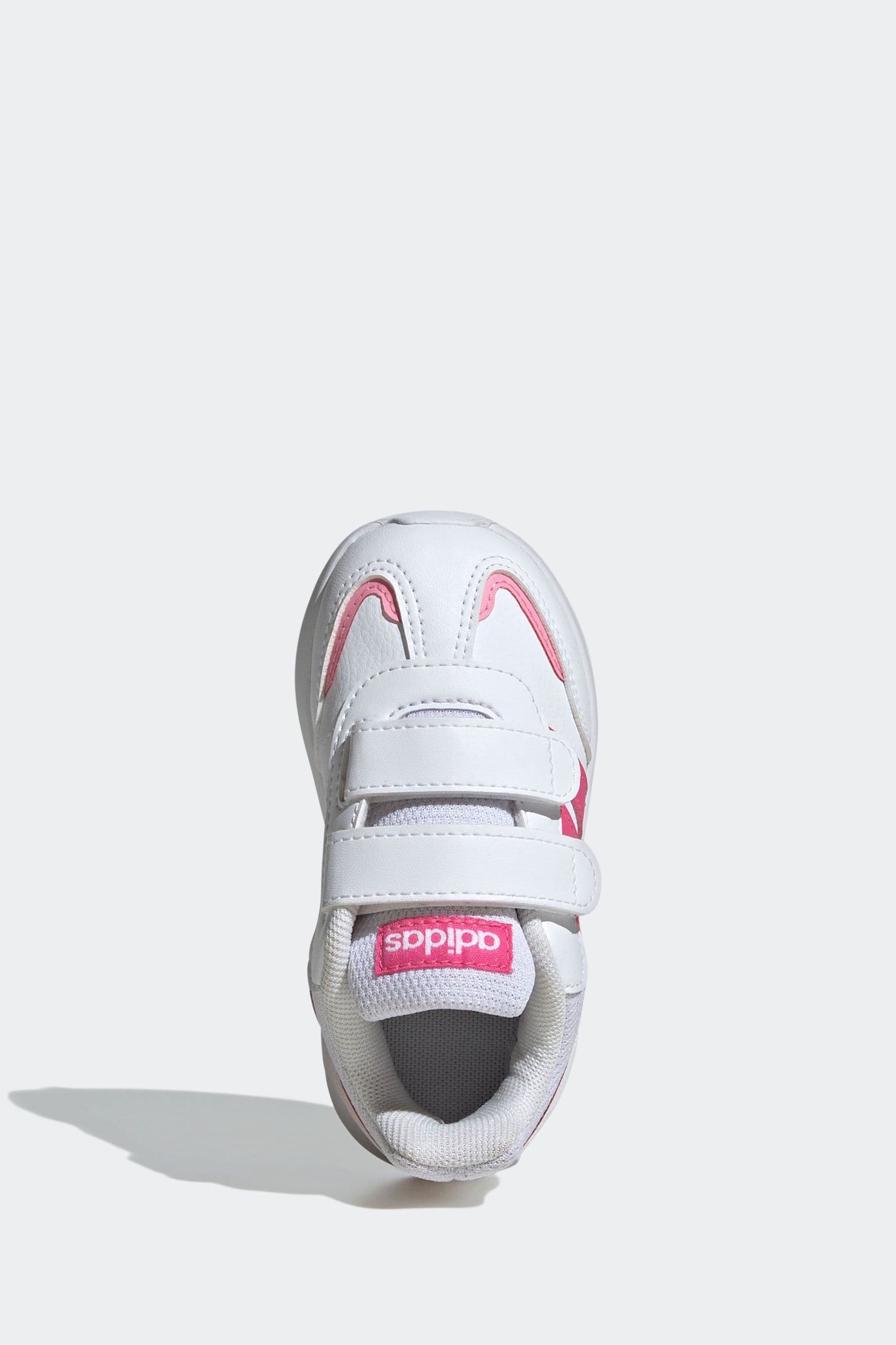 adidas Pink/White Kids Tensaur Switch Shoes