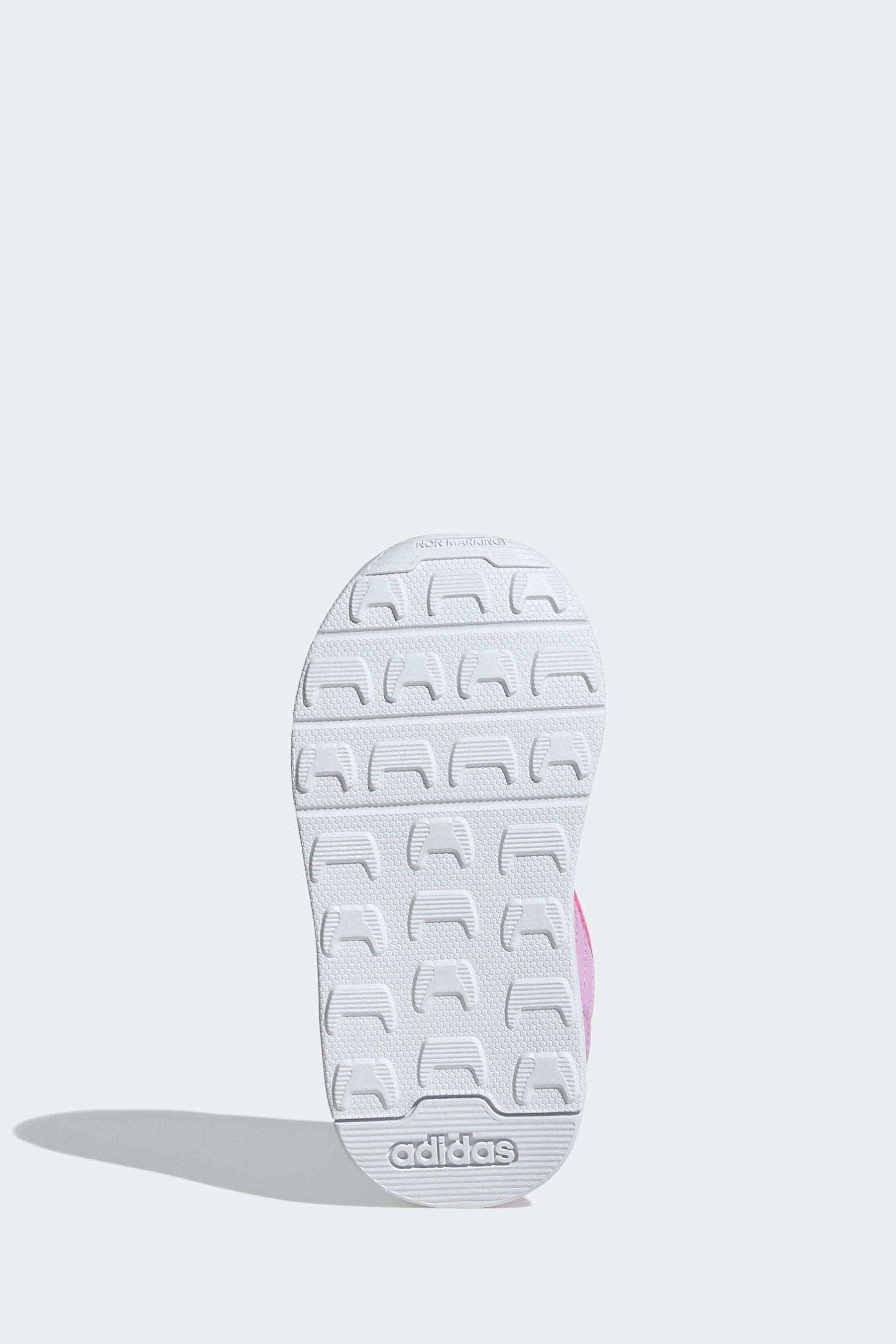 adidas White/Pink Kids Tensaur Switch Shoes