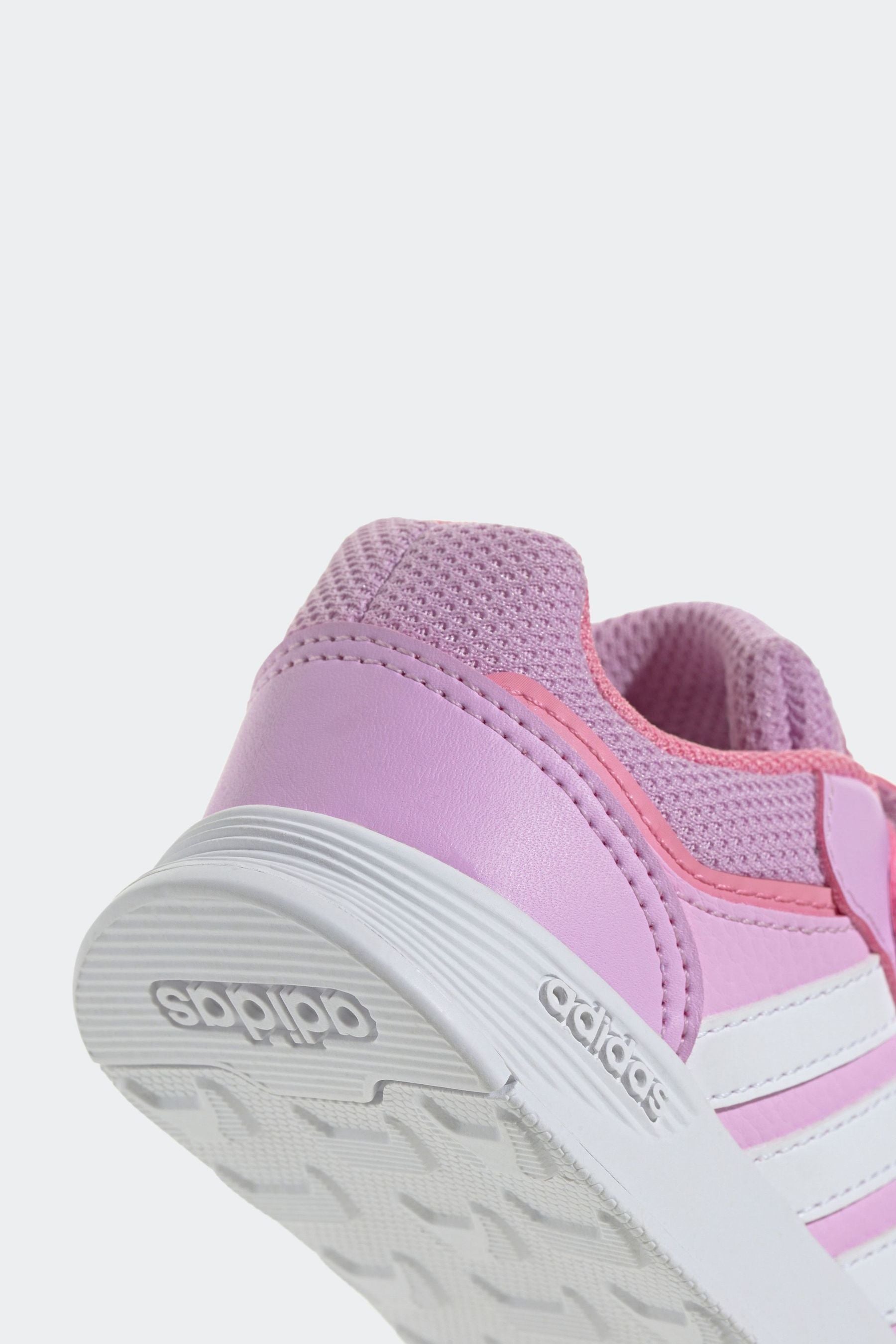 adidas White/Pink Kids Tensaur Switch Shoes