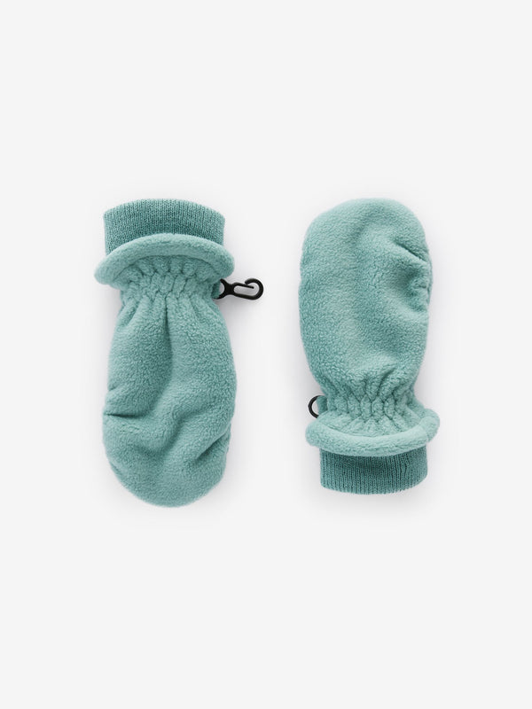 Sage Green Fleece Mittens (3mths-6yrs)