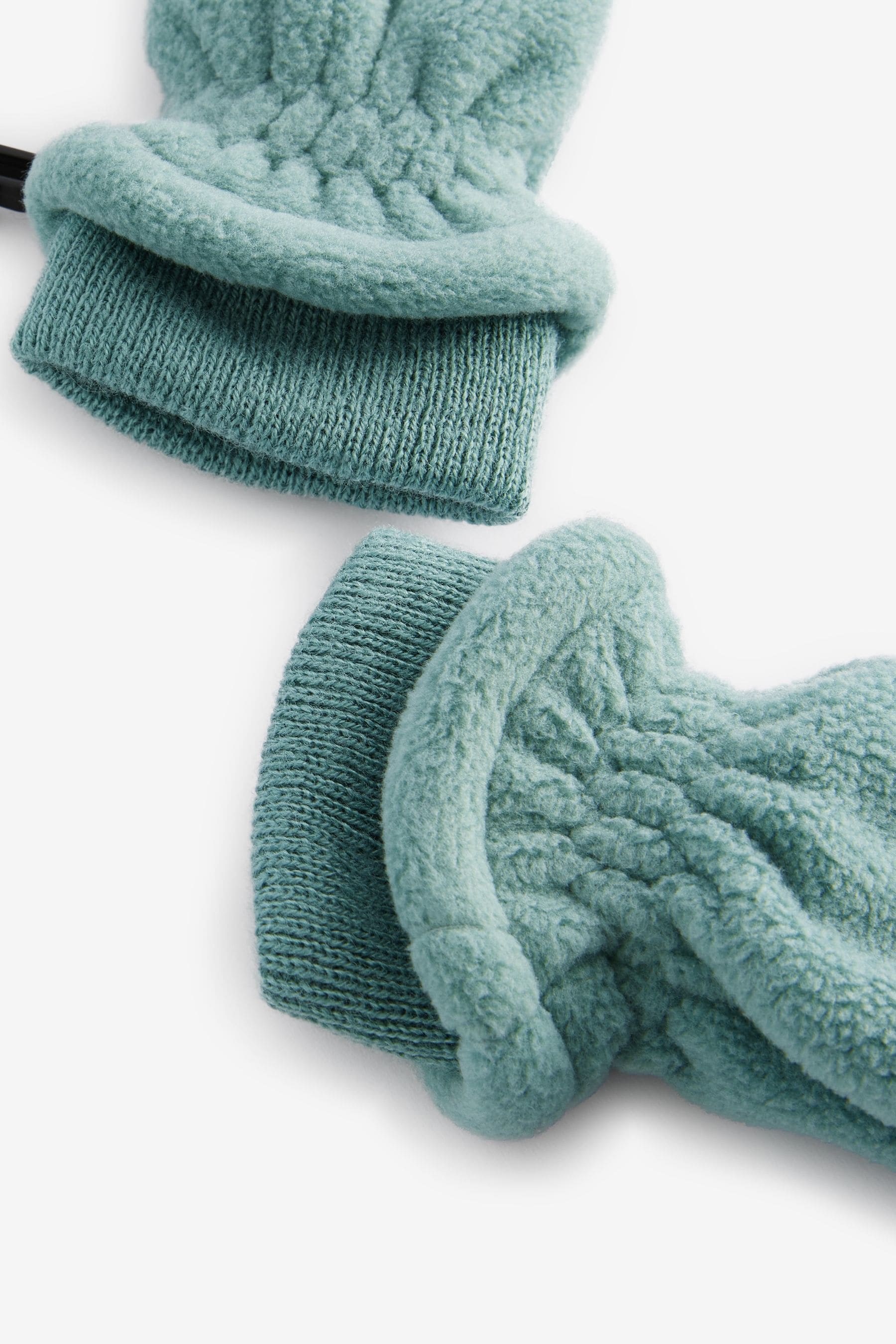 Sage Green Fleece Mittens (3mths-6yrs)