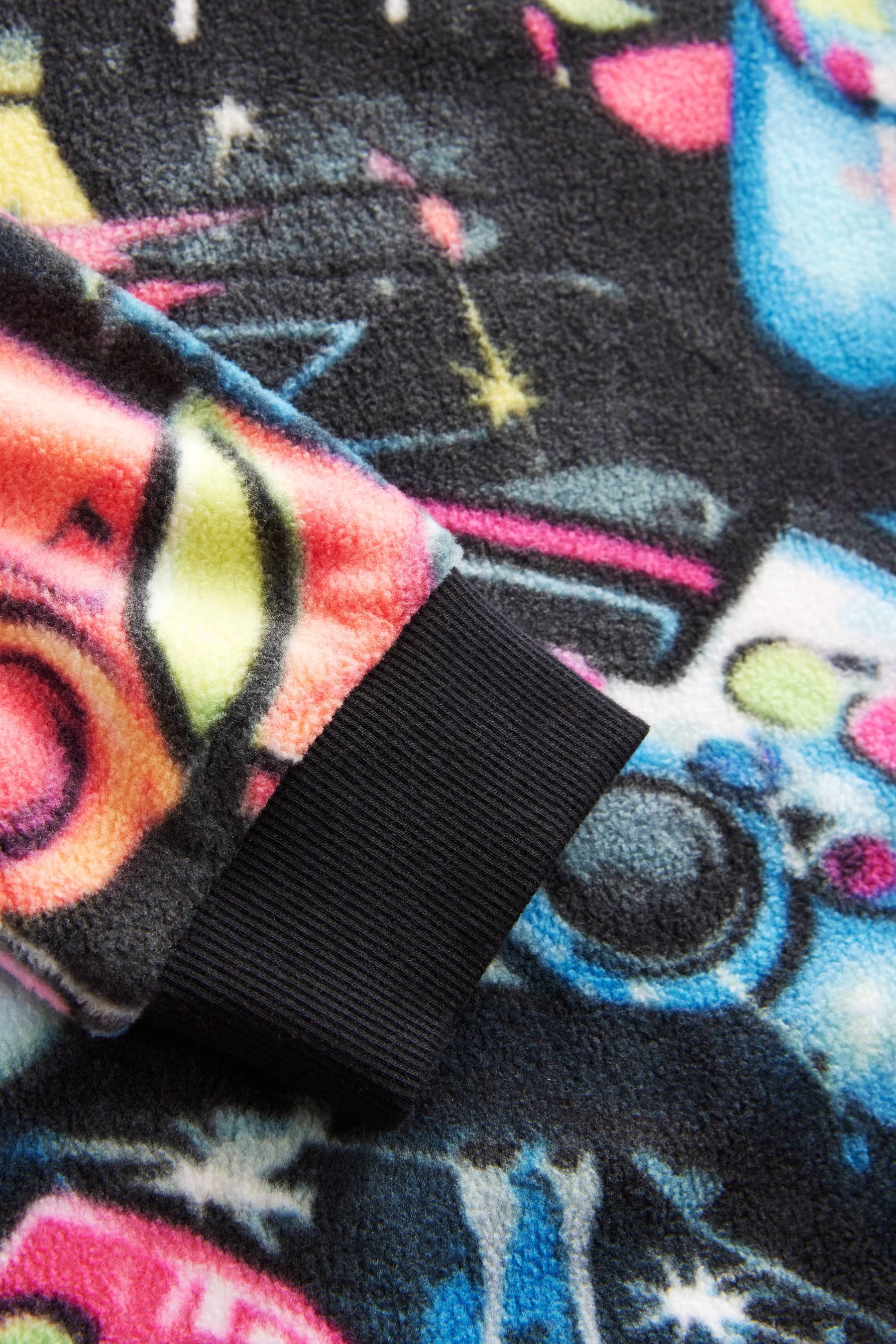 Multi Bright Gamer Single Soft Touch Fleece With Elastane (3-16yrs)