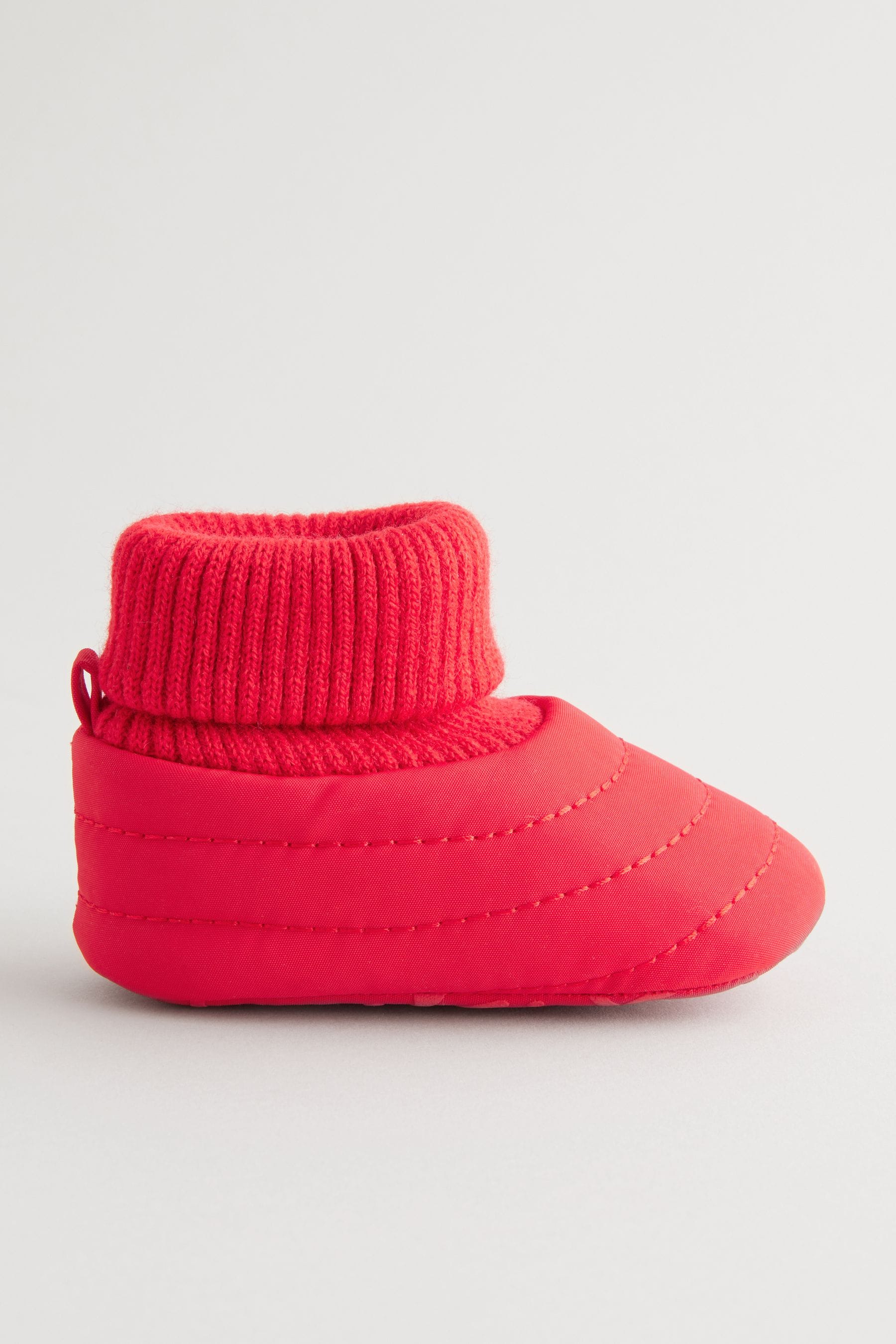 Red Baby Quilted Snow Boots (0-24mths)