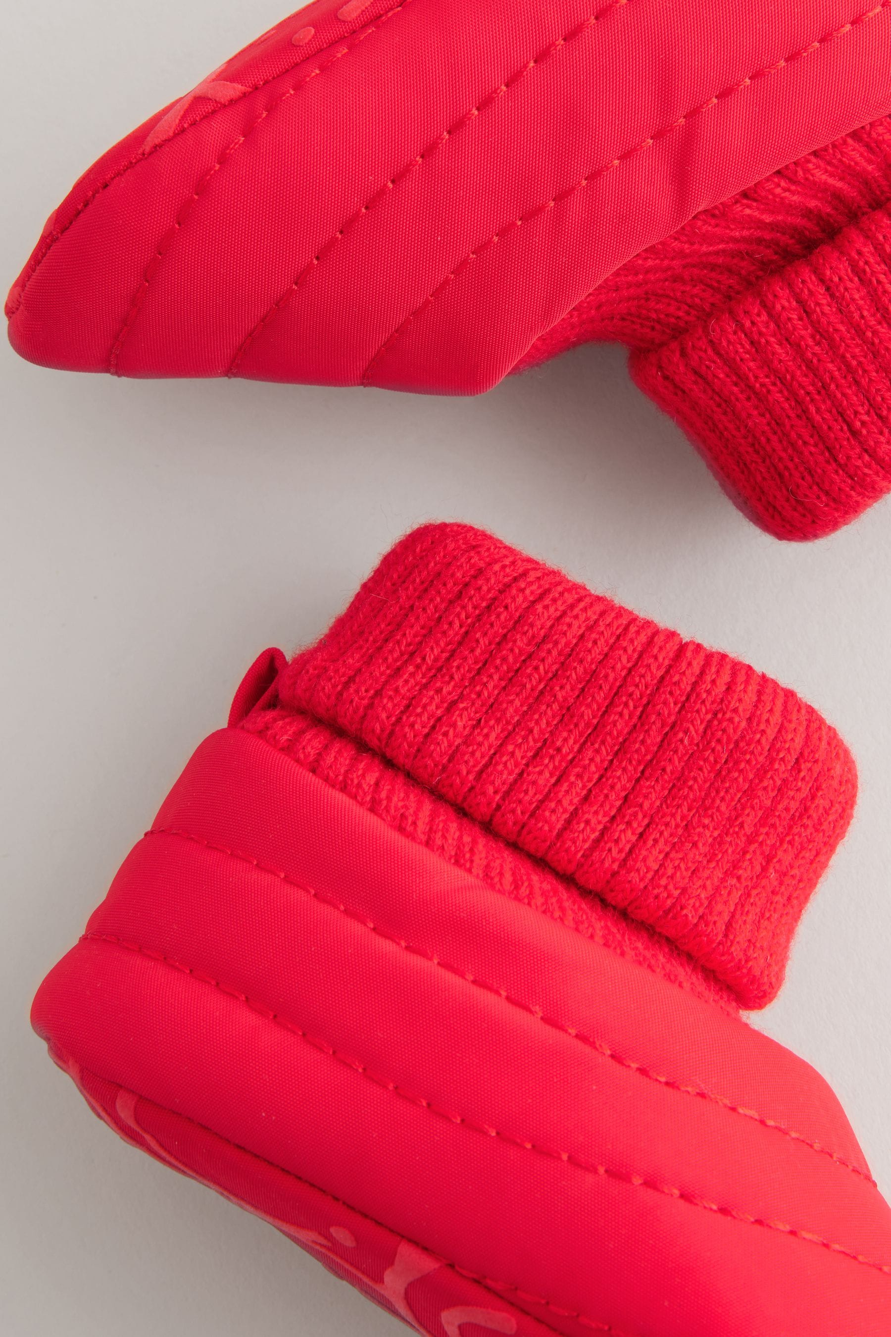 Red Baby Quilted Snow Boots (0-24mths)