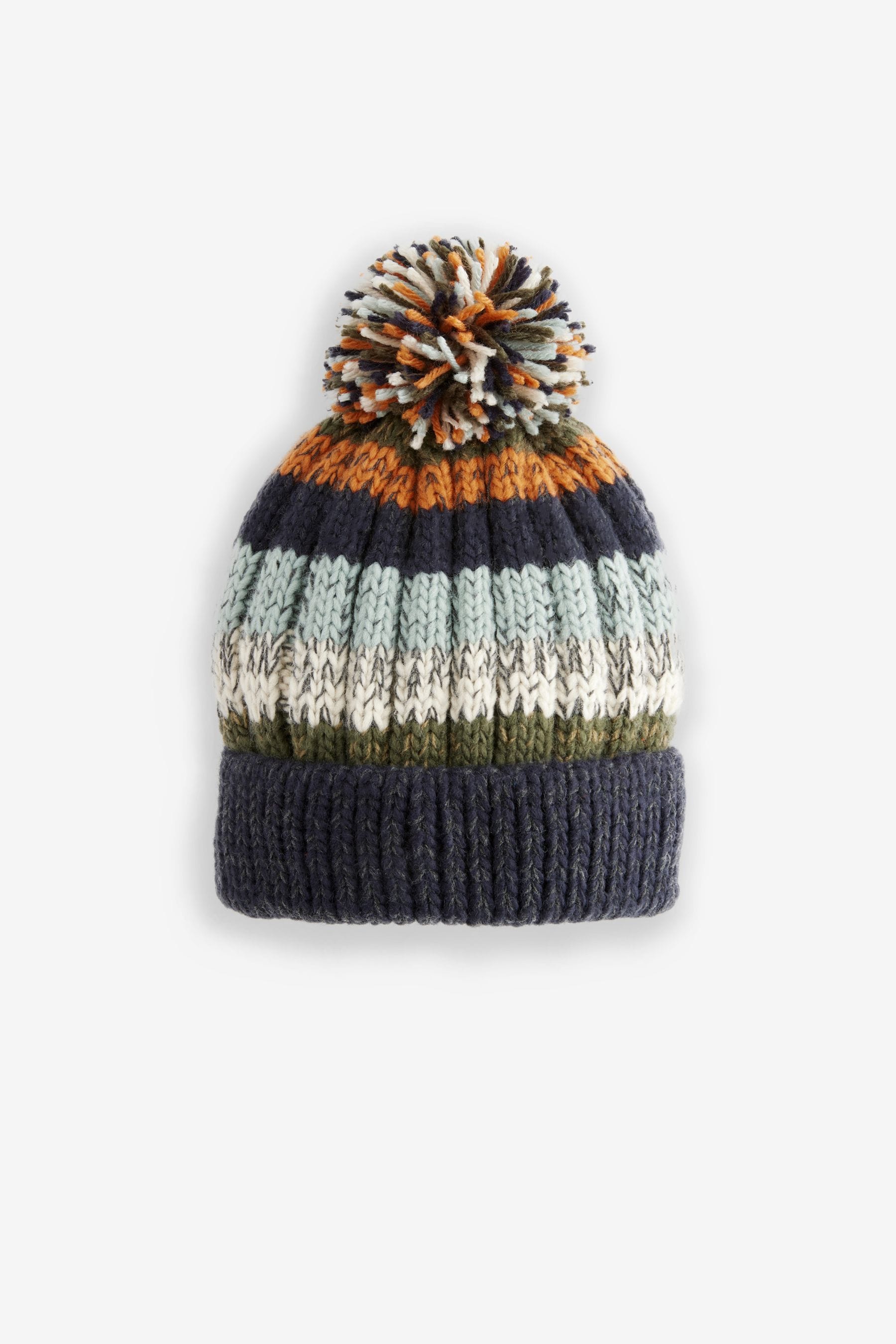 Stripe Pom Hat (3mths-16yrs)