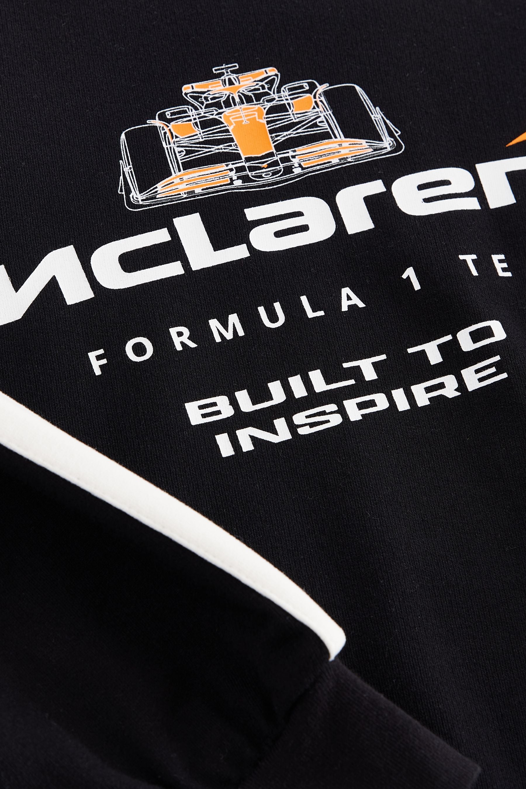 Black Mclaren Long Sleeve 100% Cotton Sweatshirt (3-16yrs)