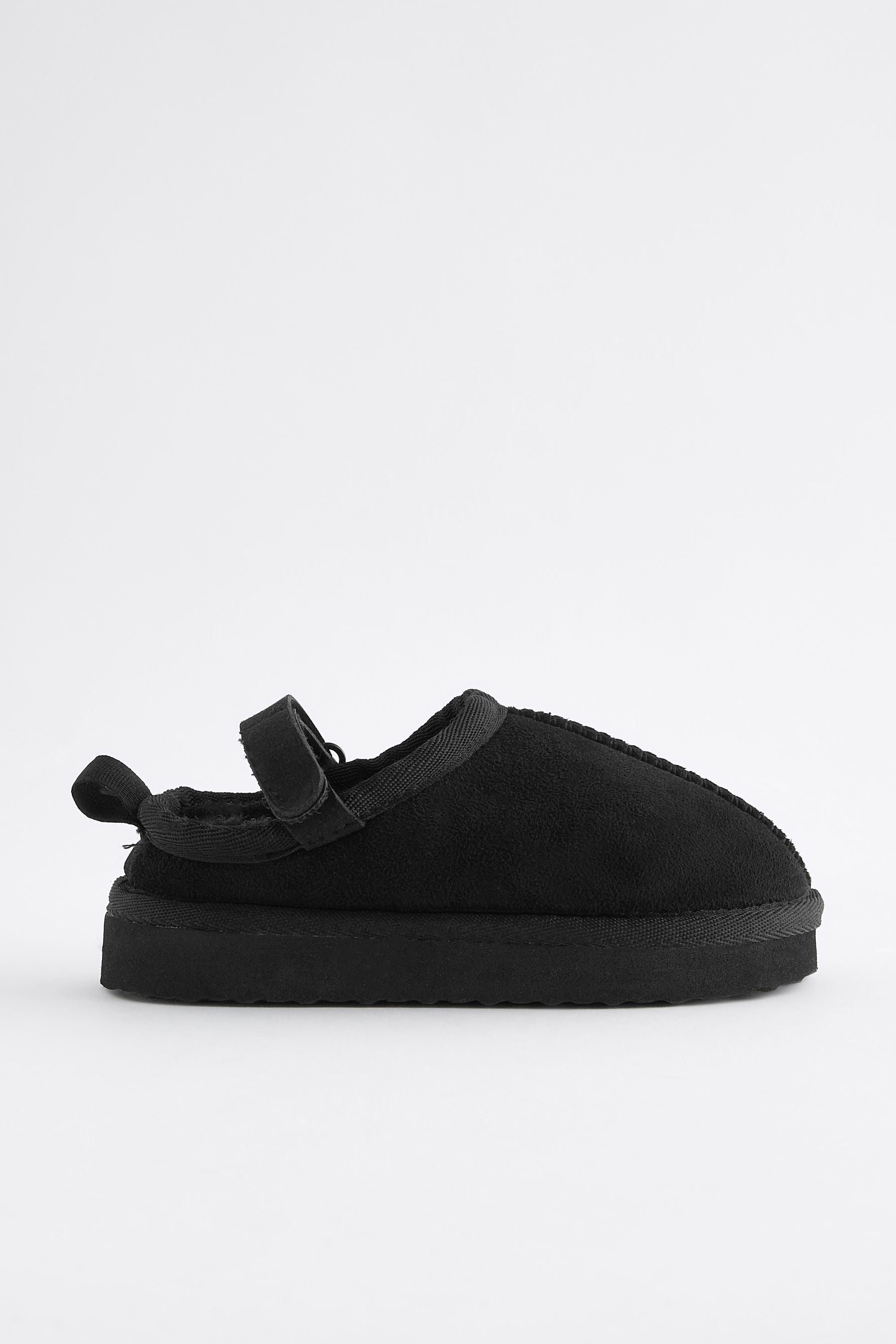 Black Cosy Slipper Mules