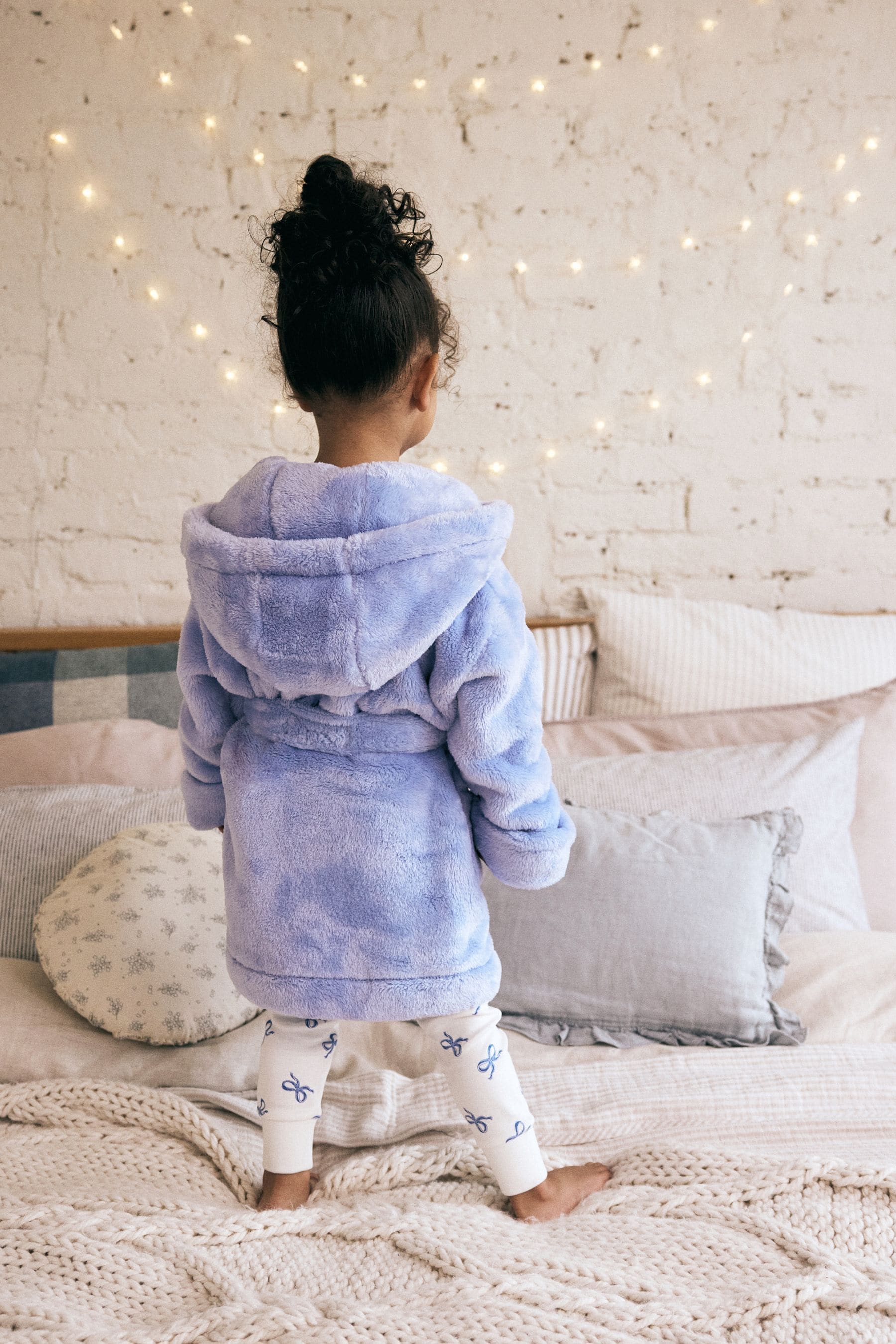 Blue Soft Touch Fleece Dressing Gown (9mths-16yrs)