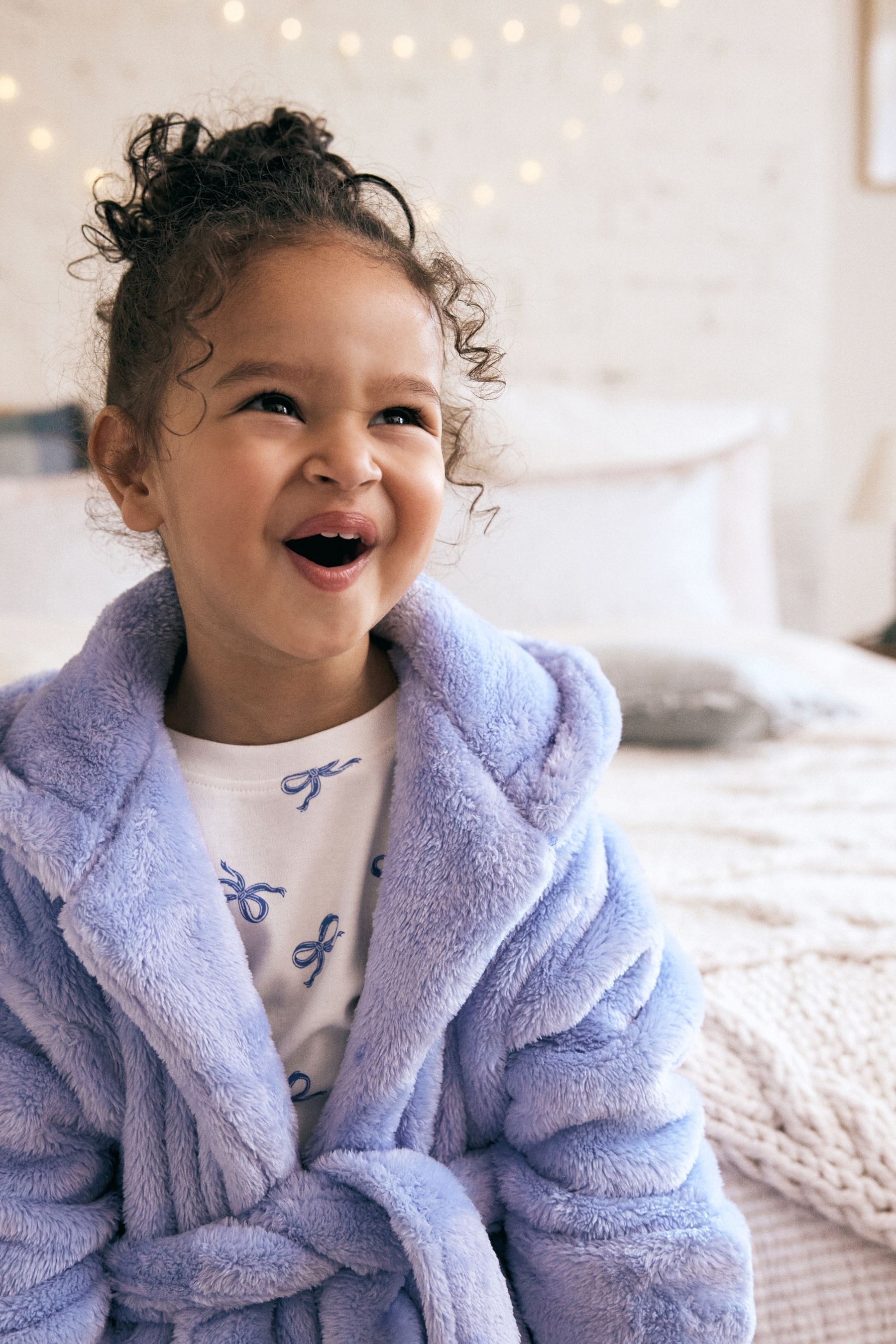 Blue Soft Touch Fleece Dressing Gown (9mths-16yrs)